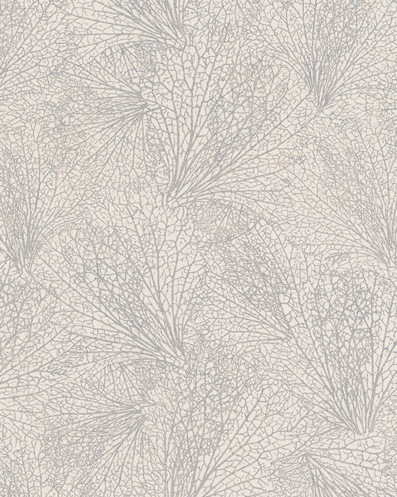 Blattmuster, Linienzeichnung, Grau-Beige, Tapete, HD, Hintergrundbild fürs Tablet