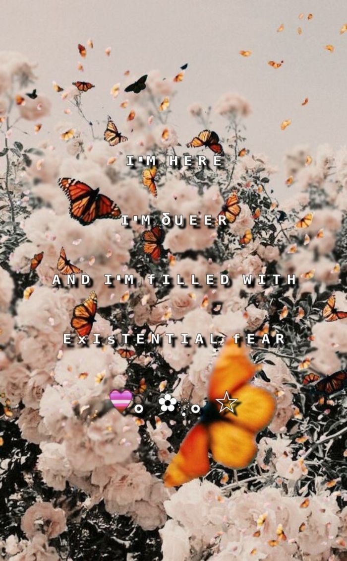 Schmetterlinge, Rosen, Collage, Text, Vintage, Hochformat, Hintergrundbild fürs Smartphone