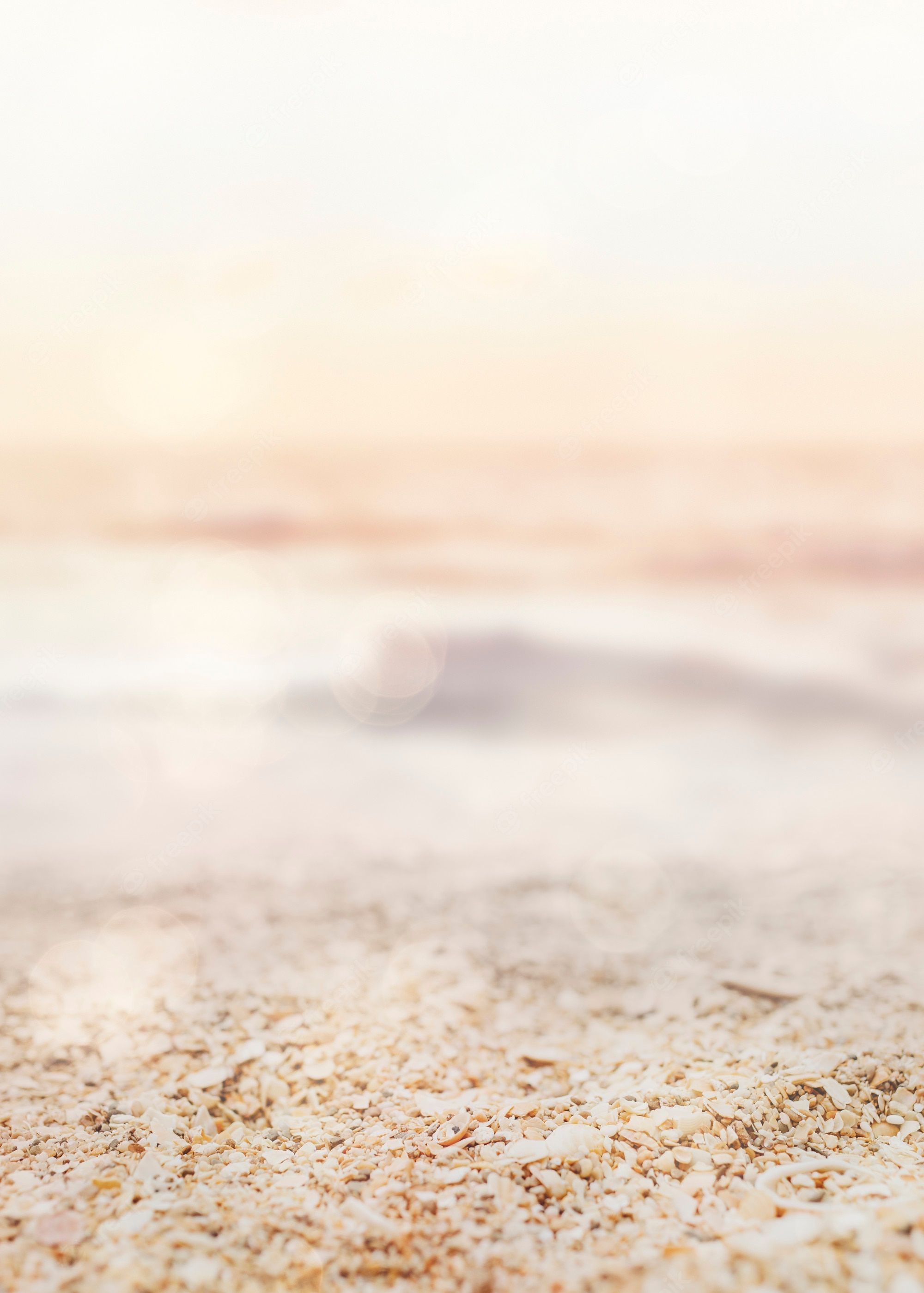 Sand, Unschärfe, Pastell, Helles Licht, Minimalismus, QHD+, iPad-Hintergrundbild