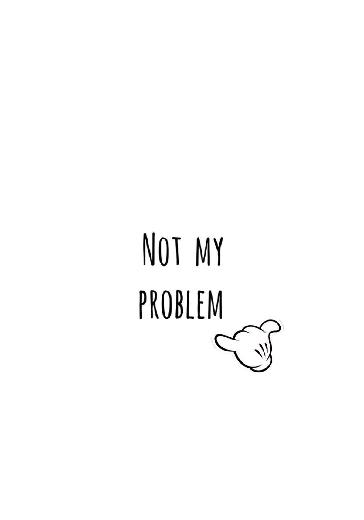 Not my problem, Hand, Strichzeichnung, Weißer Hintergrund, Minimalistisch, Full HD Wallpaper