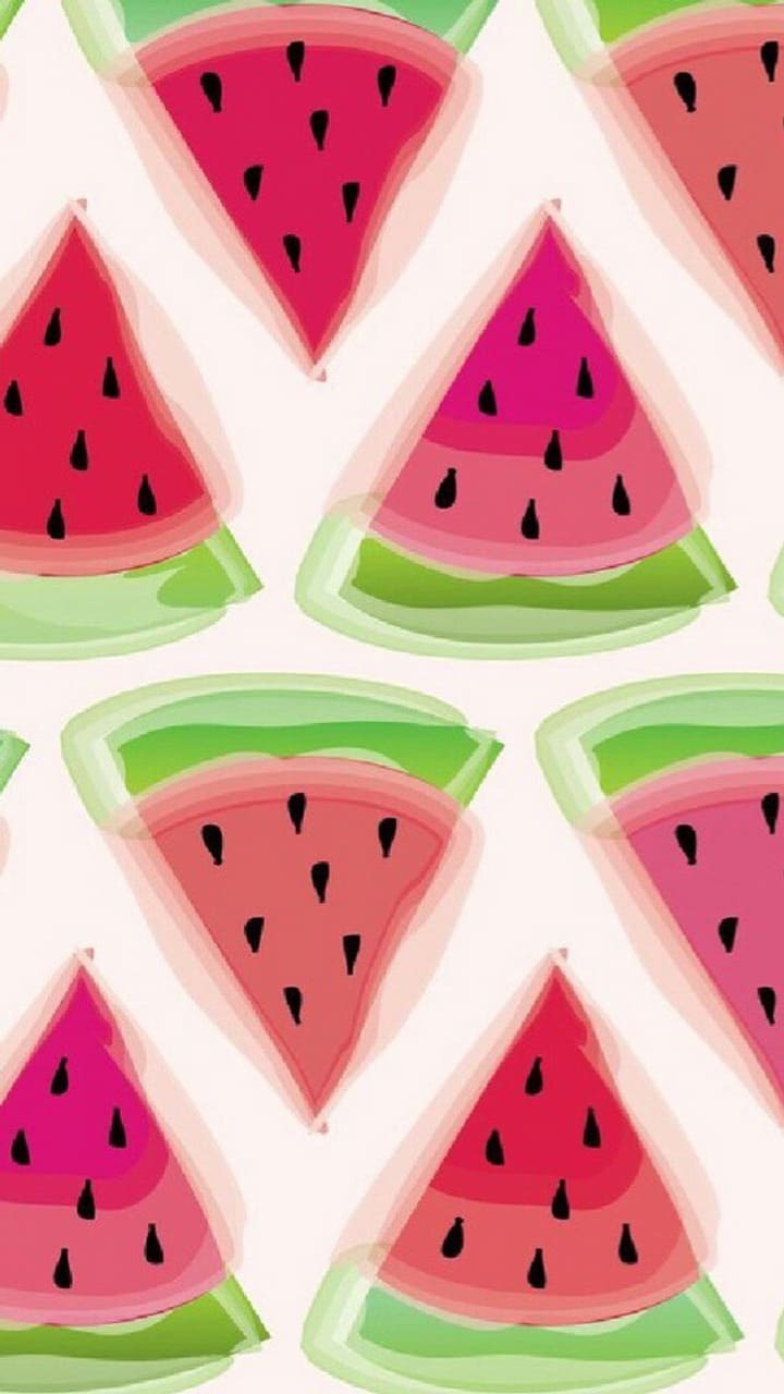 Wassermelone, Muster, Obst, Rot, Grün, HD, Handy-Hintergrund im Hochformat
