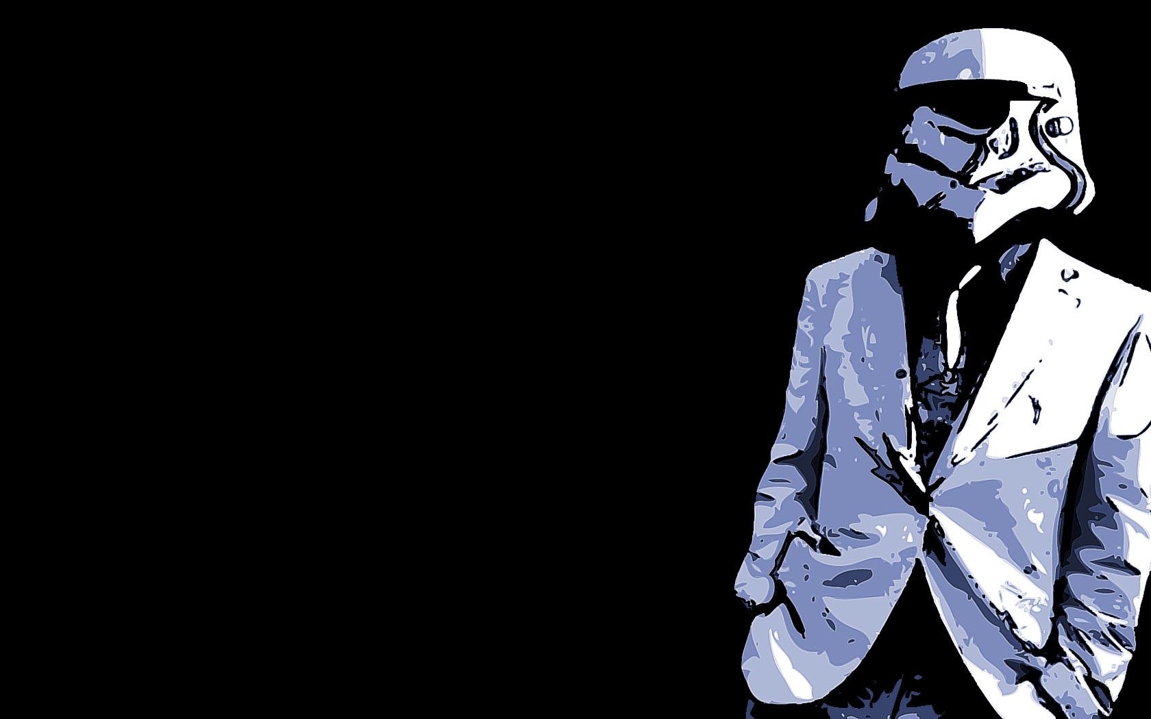 Stormtrooper, Star Wars, Anzug, Schwarzer Hintergrund, Pop Art, HD Wallpaper