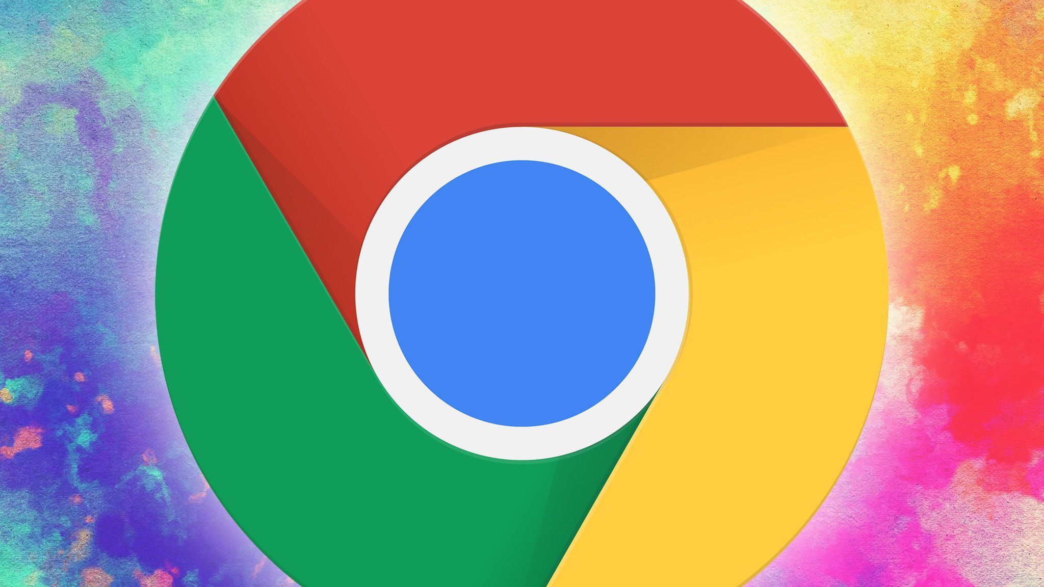 Google Chrome, Chrome-Logo, Google, Farbexplosion, Bunt, Full HD, Laptop-Hintergrundbild