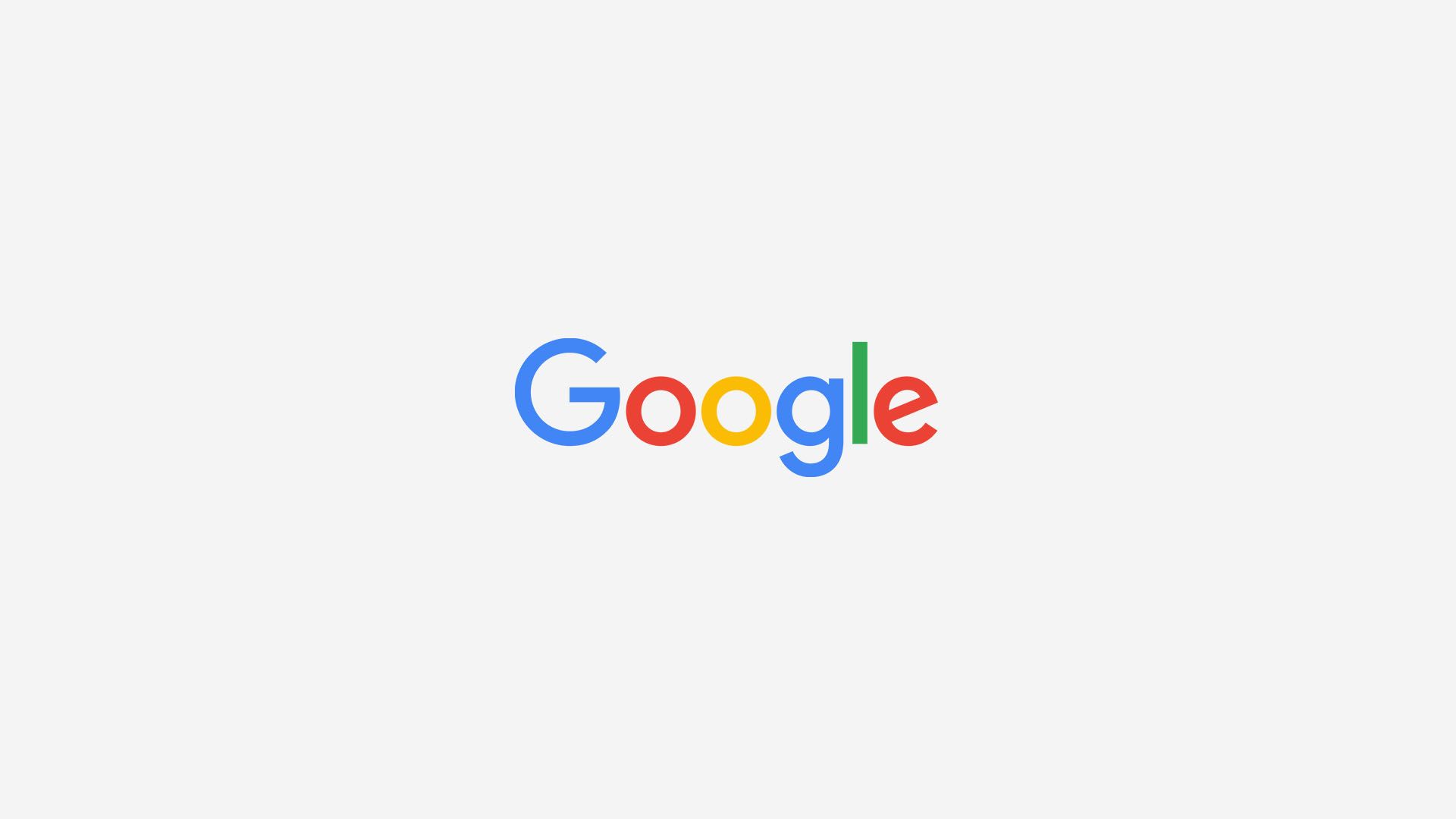 Google, Google-Logo, Weiß Hintergrund, Minimalistisch, Full HD Wallpaper