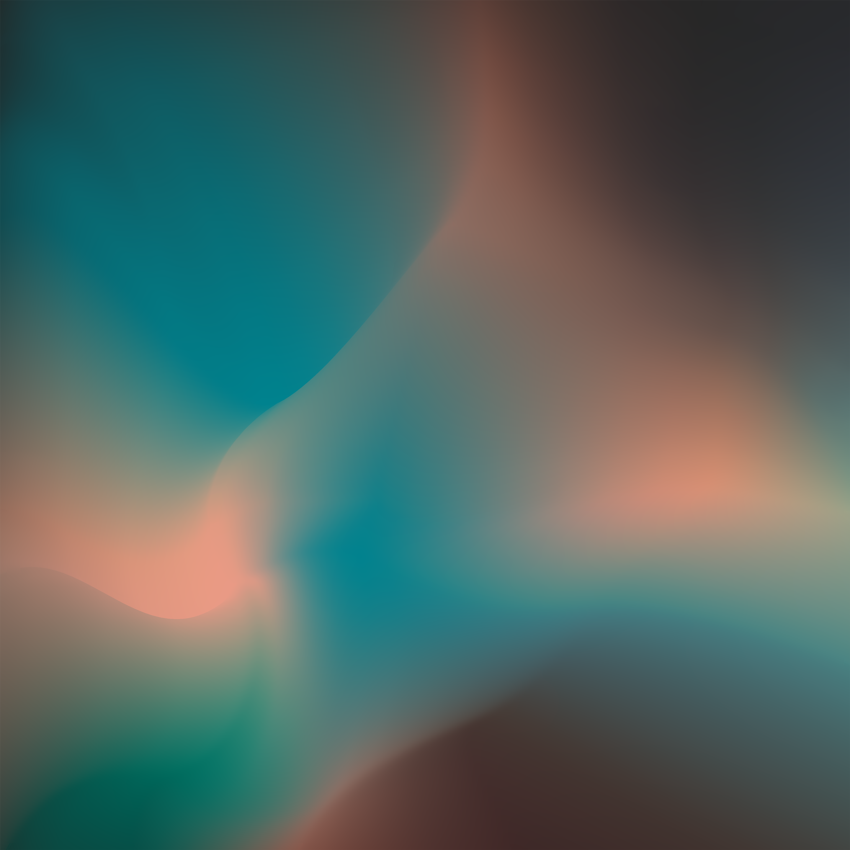 Farbverlauf, Unschärfe, Abstrakt, Türkis, Koralle, 2K, iPad-Hintergrundbild