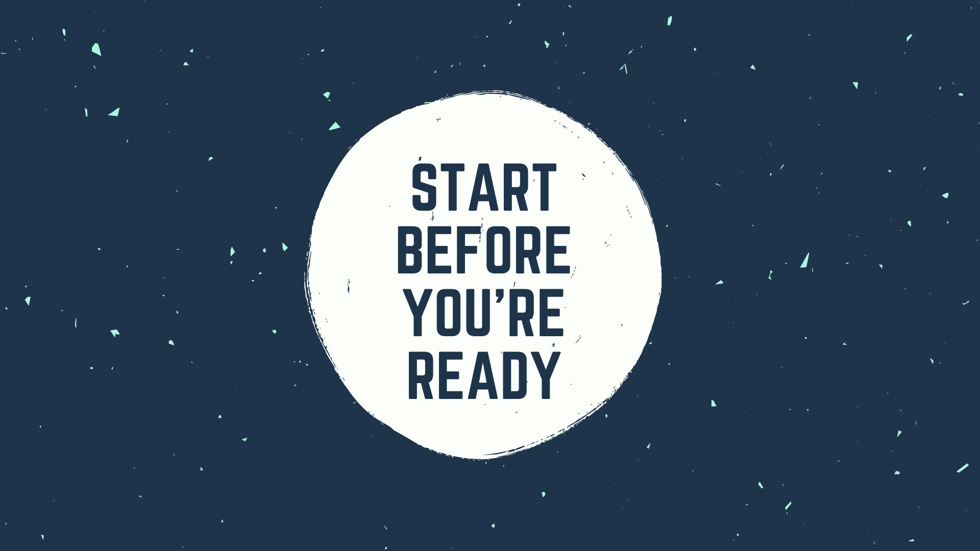 Motivationsspruch, Typografie, Dunkelblauer Hintergrund, Sterne, Full HD Wallpaper