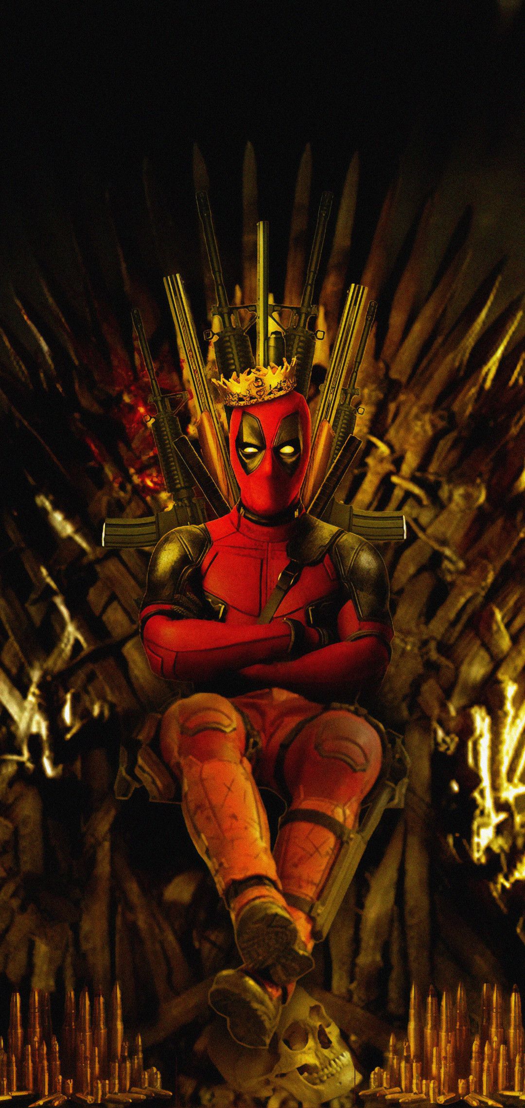 Deadpool, Eiserner Thron, Game of Thrones, Parodie, Crossover, Android-Hintergrundbild