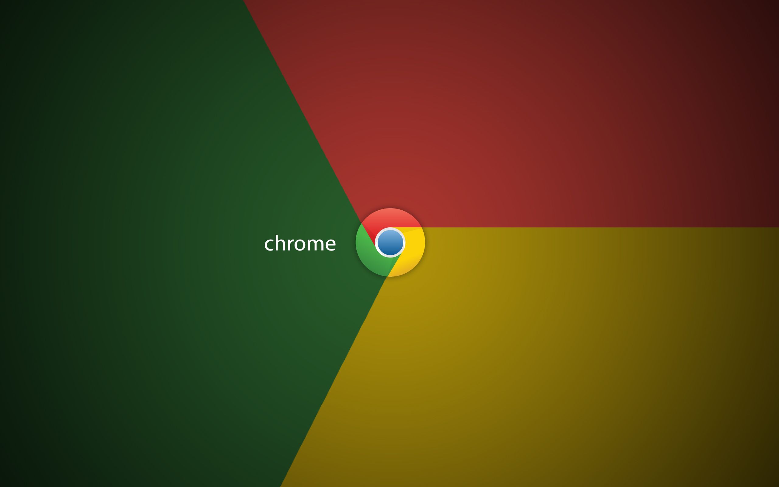Google Chrome, Chrome-Logo, Google-Farben, Dreiecke, 2K, Desktop-Hintergrund für Windows