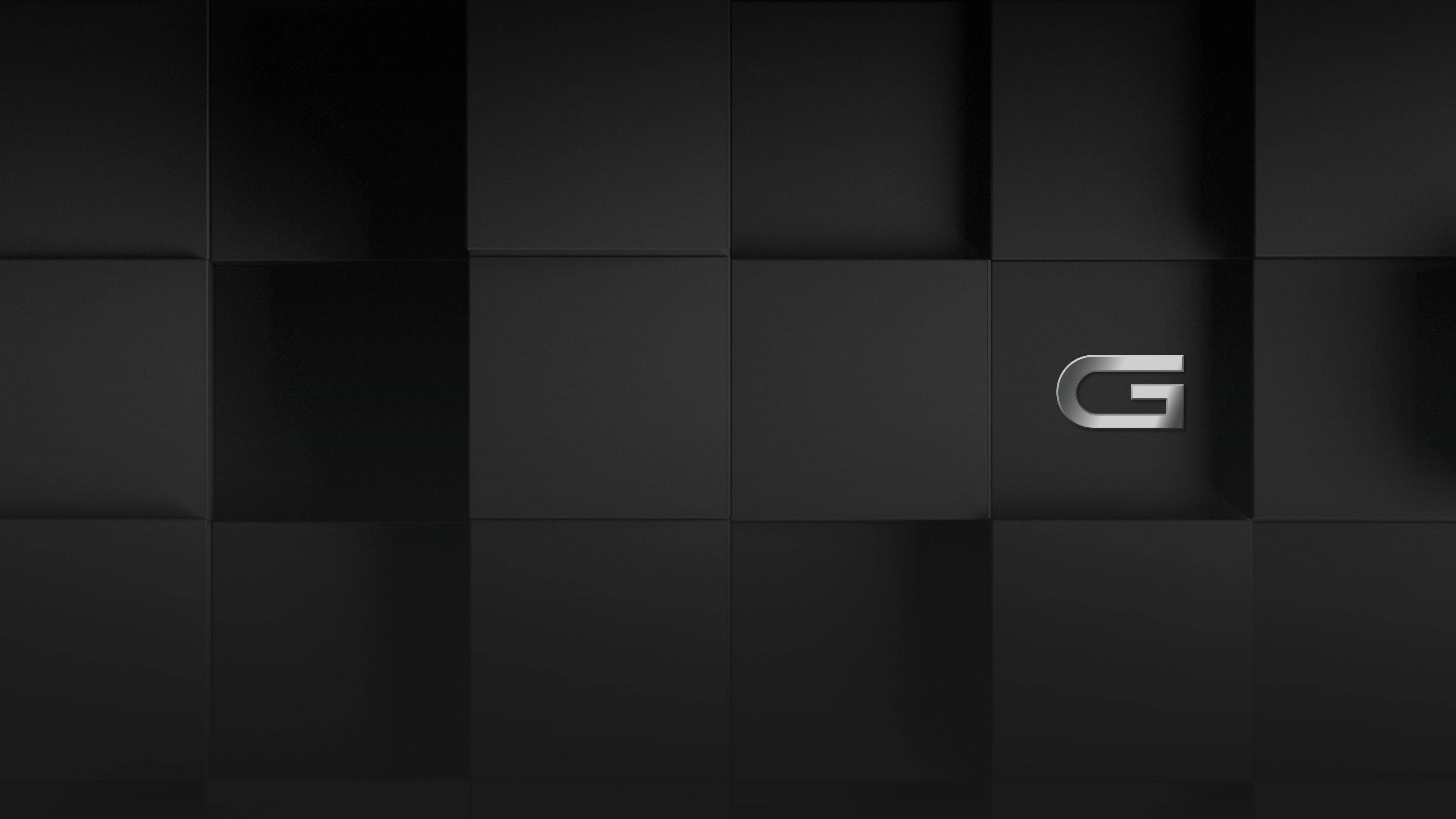 Dell G-Serie, Dell, G-Logo, Schwarze Quadrate, Gaming, 16:9, 4K-Hintergrundbild für den Desktop