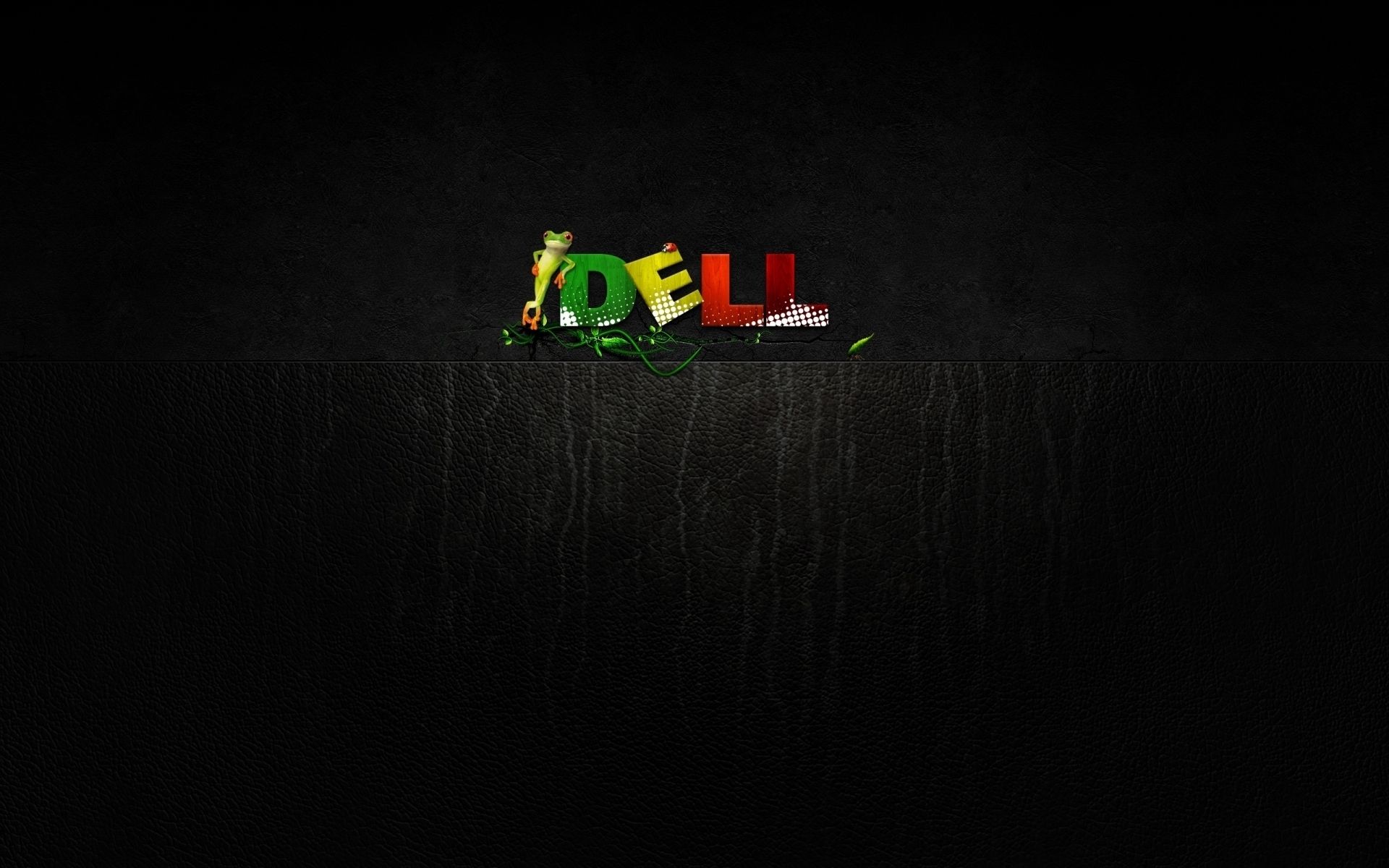 Dell-Logo, Dell, Grafitti-Stil, Bunt, Dunkel, 16:10, Full-HD-Hintergrundbild für den Desktop