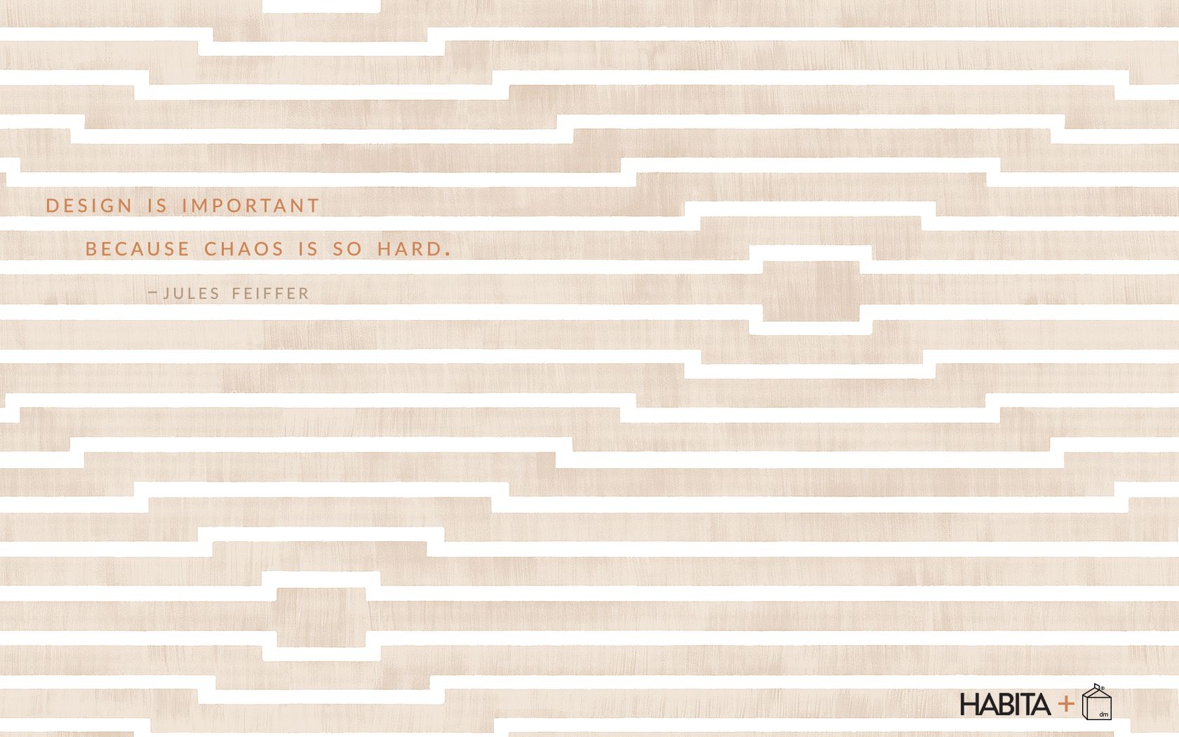 Zitat, Jules Feiffer, Streifen, Beige, Typografie, HD, Hintergrund für den Desktop