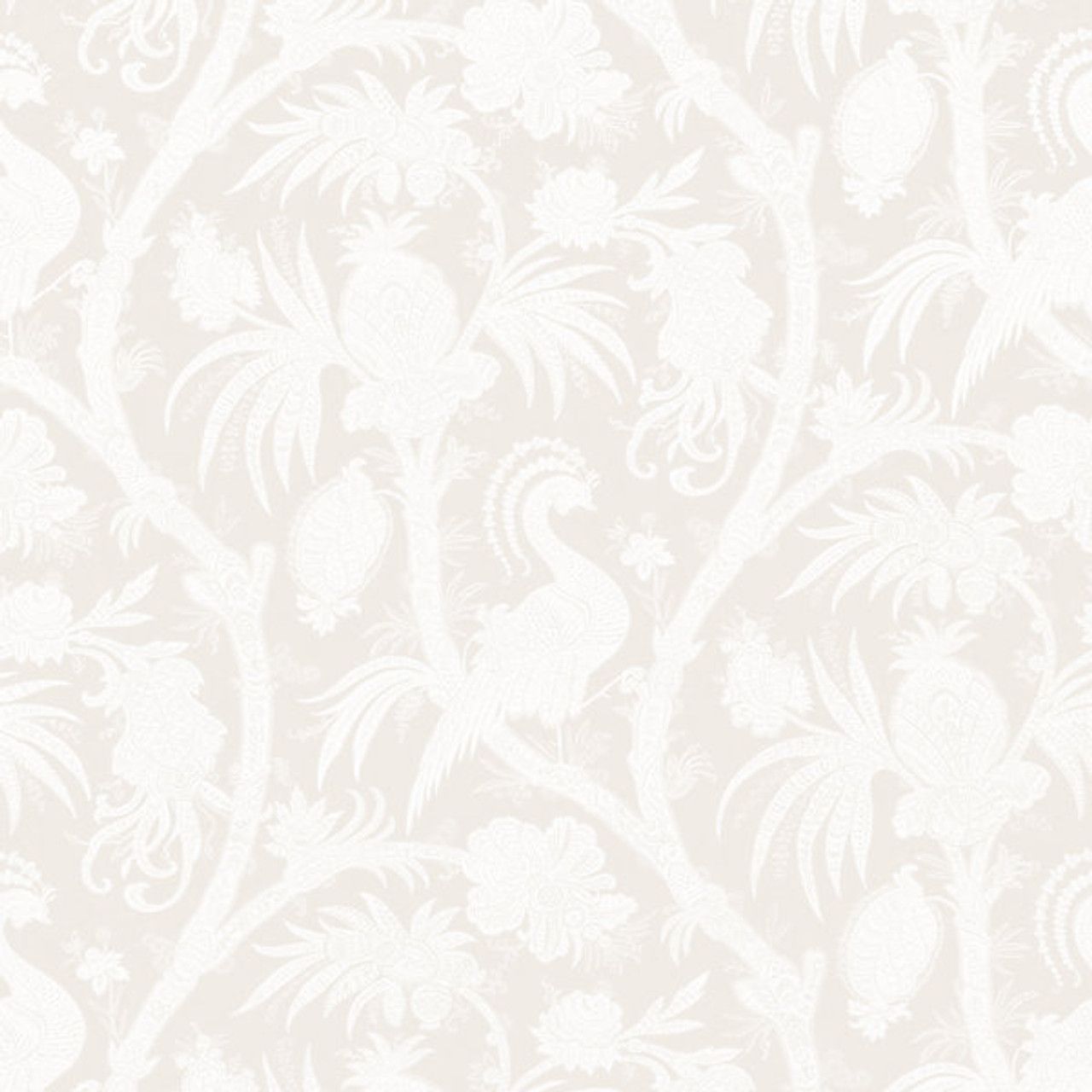 Florales Muster, Weiß, Beige, Damast, HD, iPad-Hintergrundbild