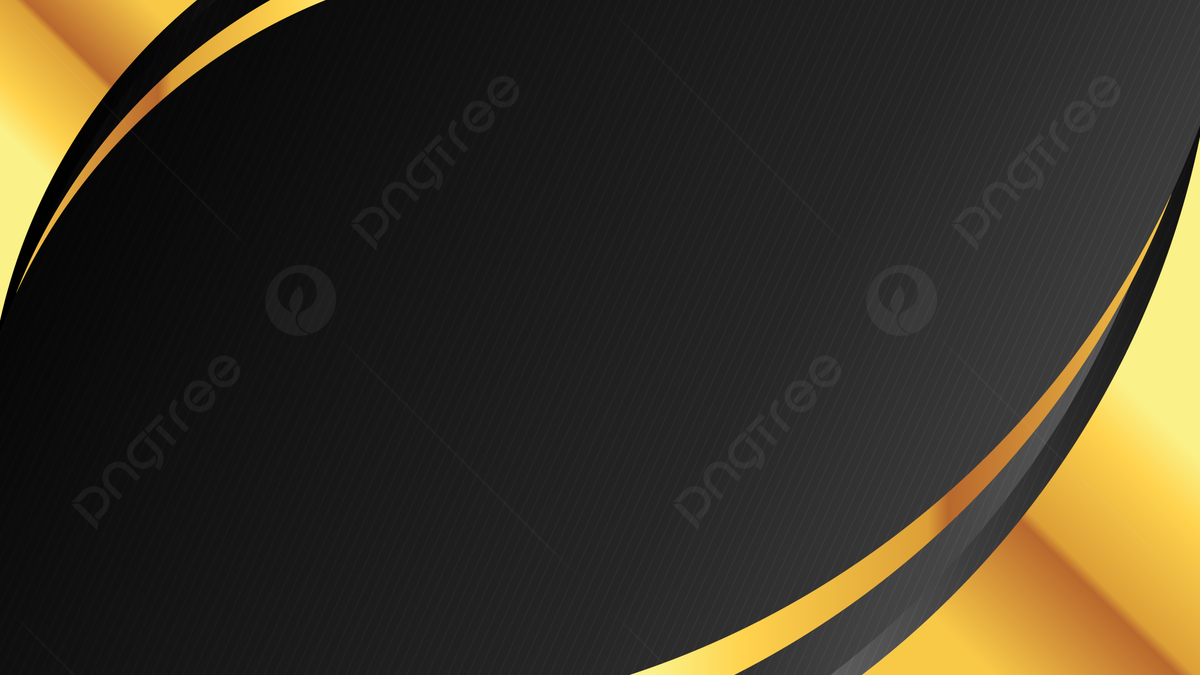 Schwarz-Gold, Goldene Kurven, Elegant, Business, Hintergrundbild