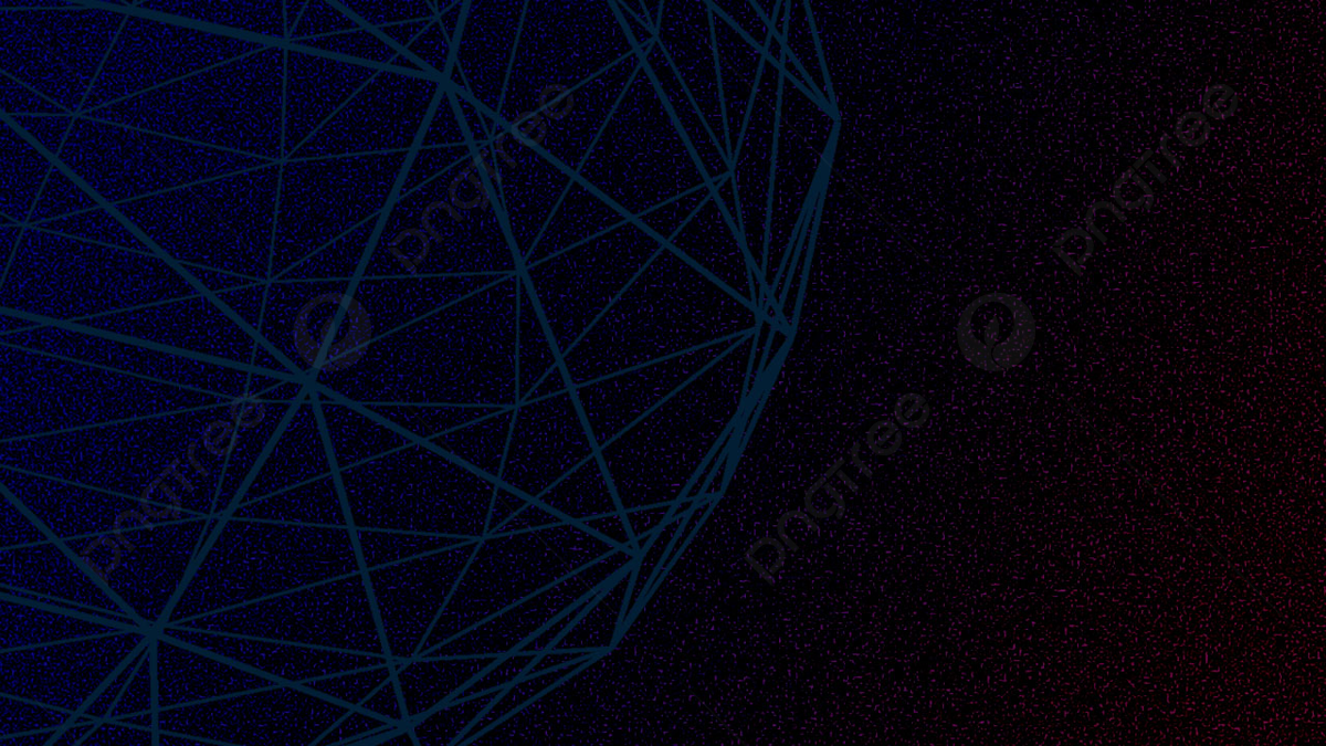 Polygonnetz, Dunkelblau, Linien, Technologie, Hintergrund