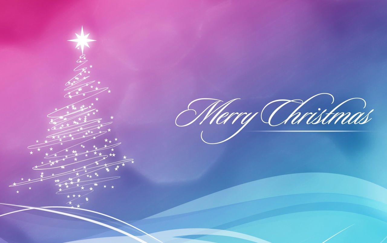 Merry Christmas, Weihnachtsbaum, Glitzer, Pink, Schriftzug, HD-Hintergrundbild für PC