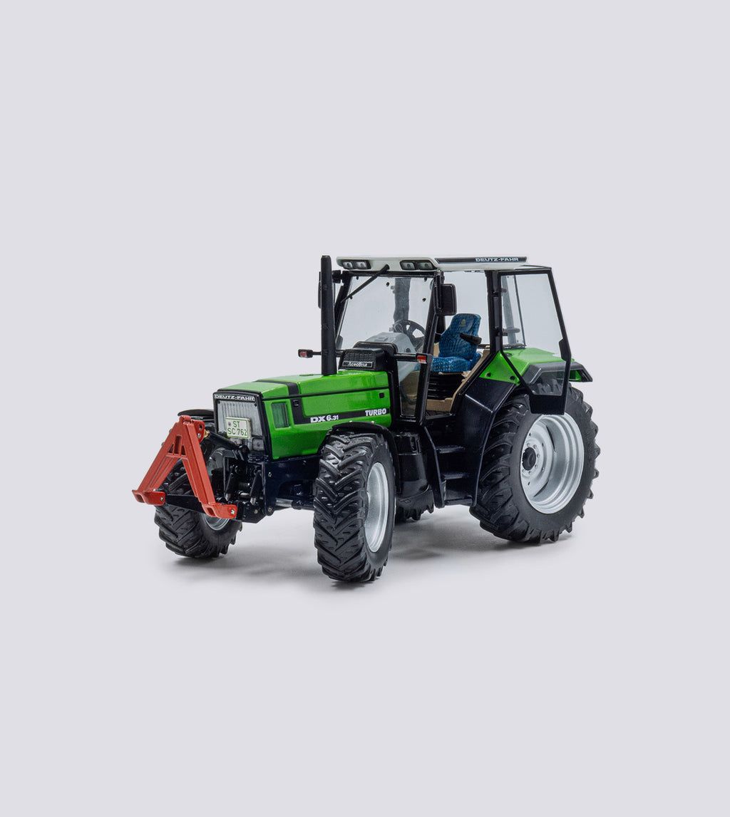Deutz-Fahr, Traktor, Modell, Grauer Hintergrund, Wallpaper