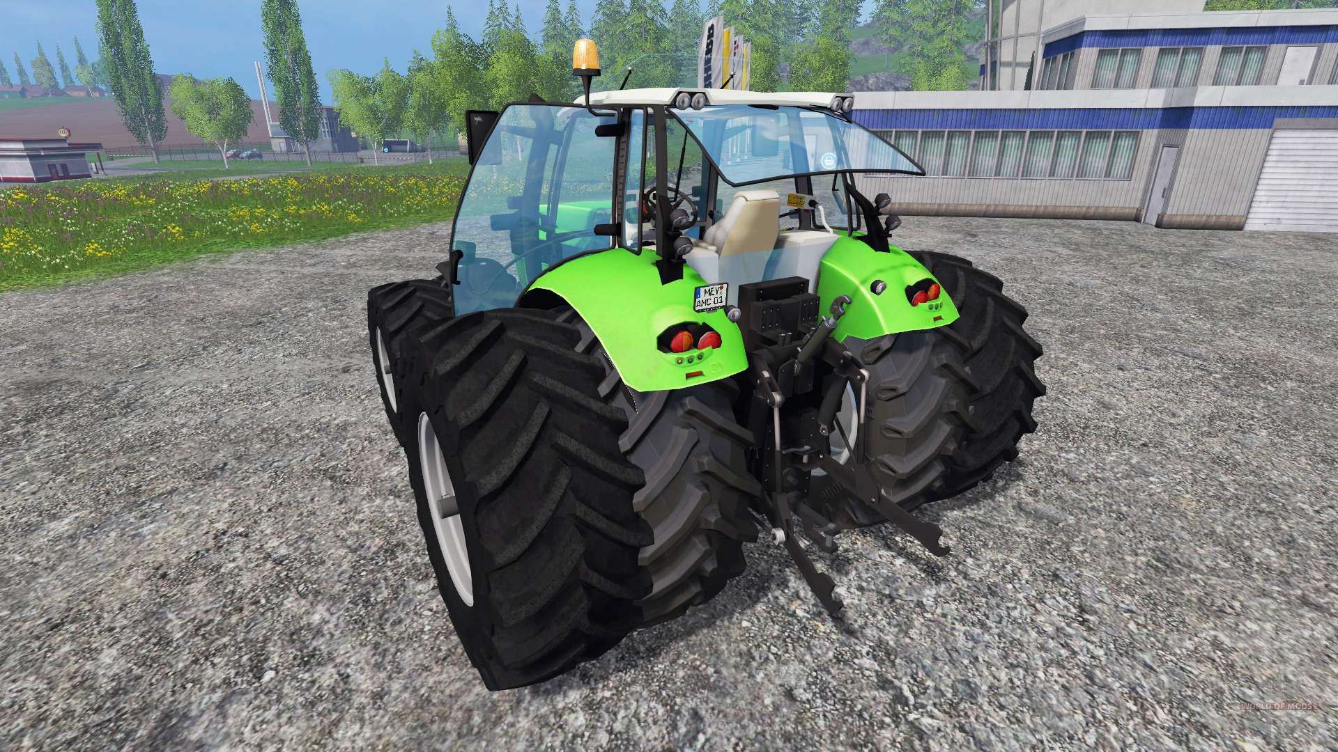 Deutz-Fahr, Traktor, Zwillingsbereifung, Landwirtschafts-Simulator, Videospiel, Full-HD-Hintergrundbild