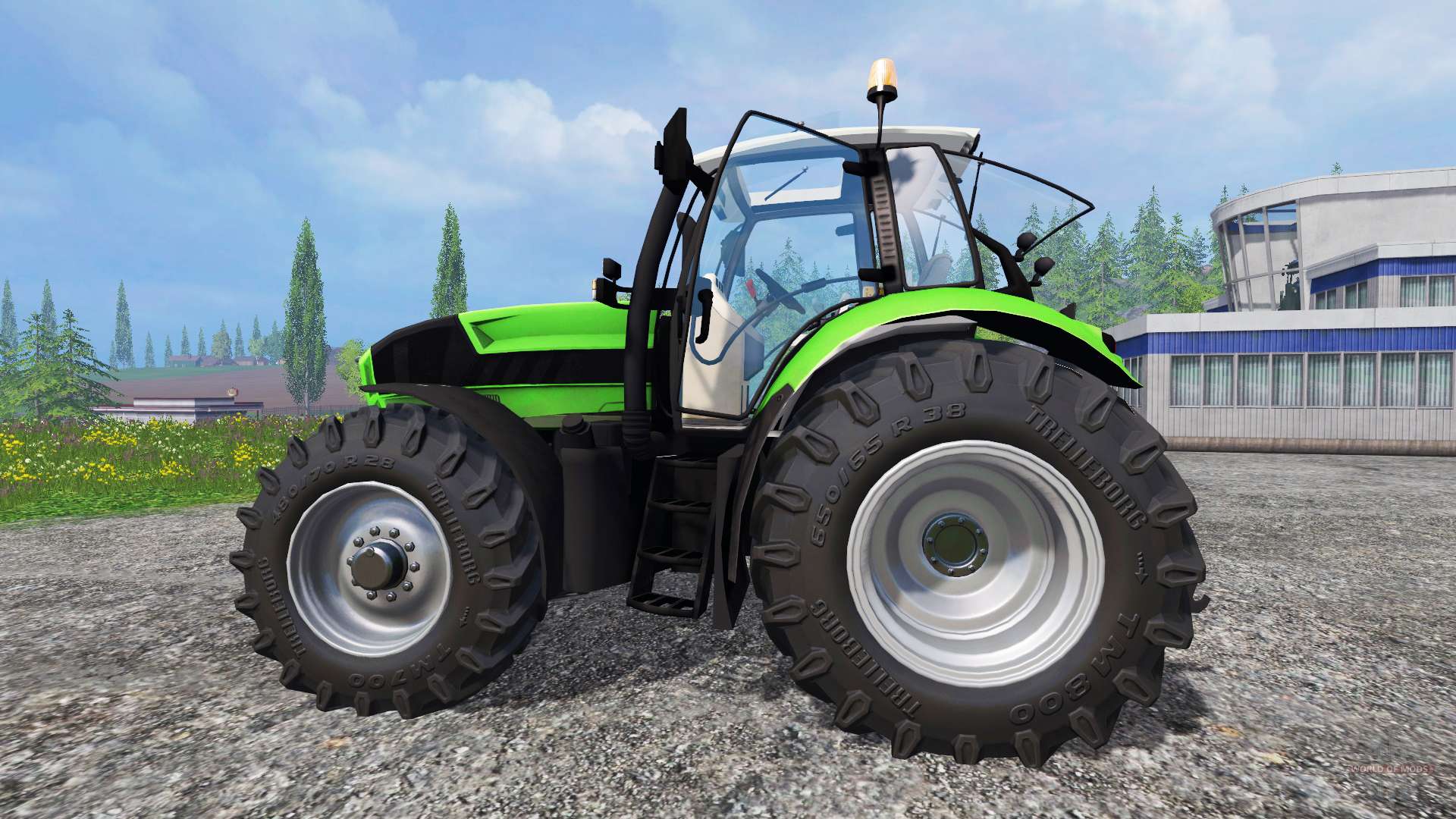 Deutz-Fahr, Traktor, Landwirtschafts-Simulator, Videospiel, Hof, Full HD, Windows-Hintergrundbild