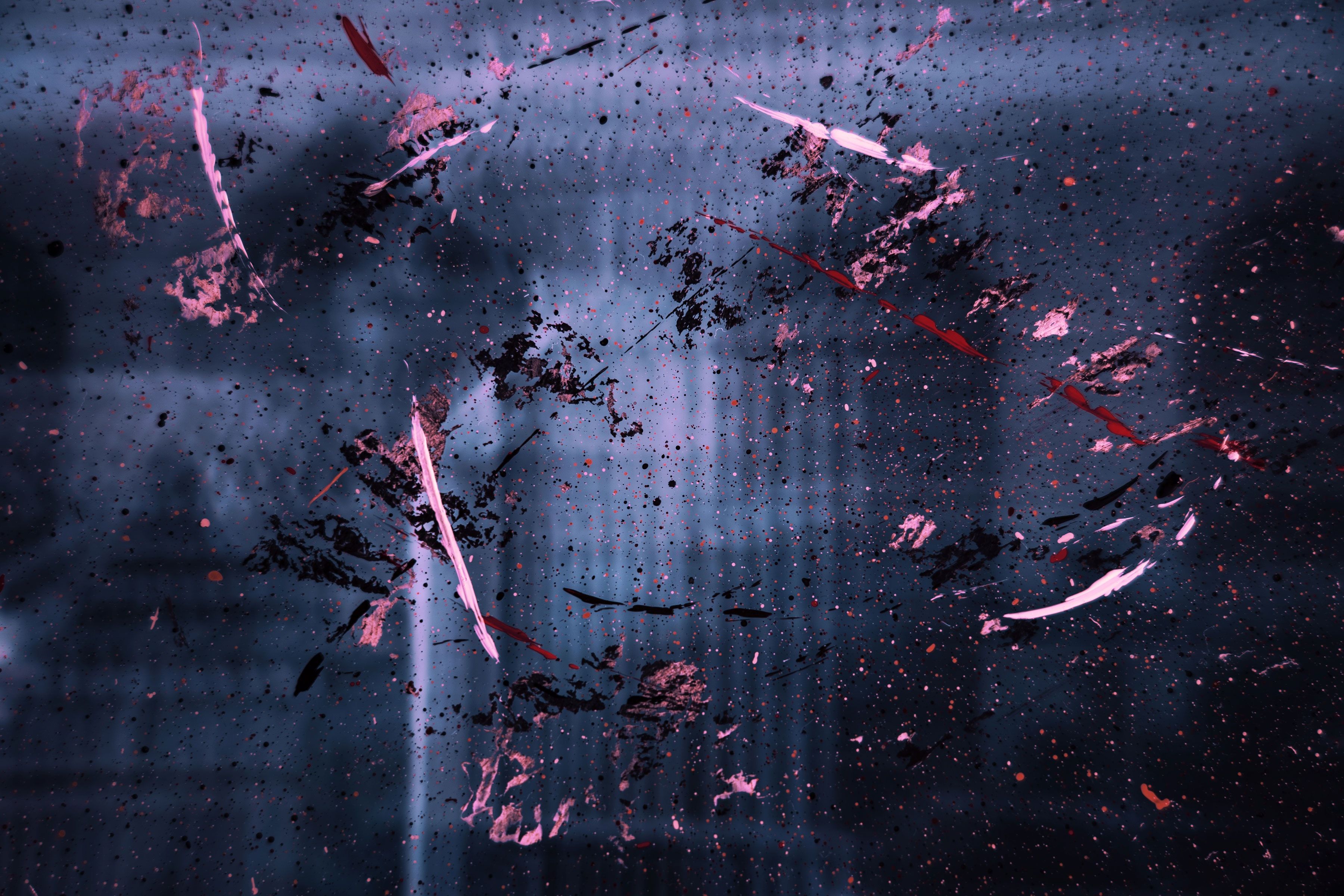 Grunge, Kratzer, Textur, Grau, Abstrakt, 2K, Hintergrundbild für den PC
