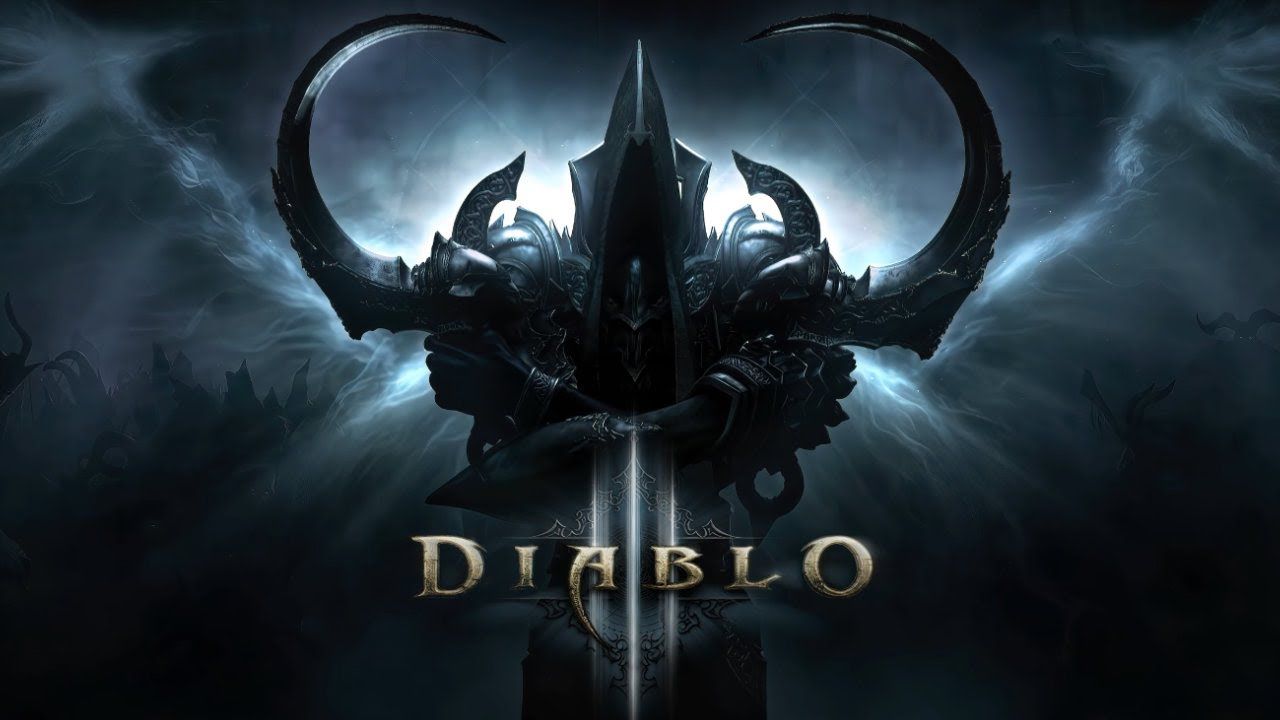 Malthael, Diablo III: Reaper of Souls, Logo, Kapuze, Blaues Licht, HD, Laptop-Hintergrundbild