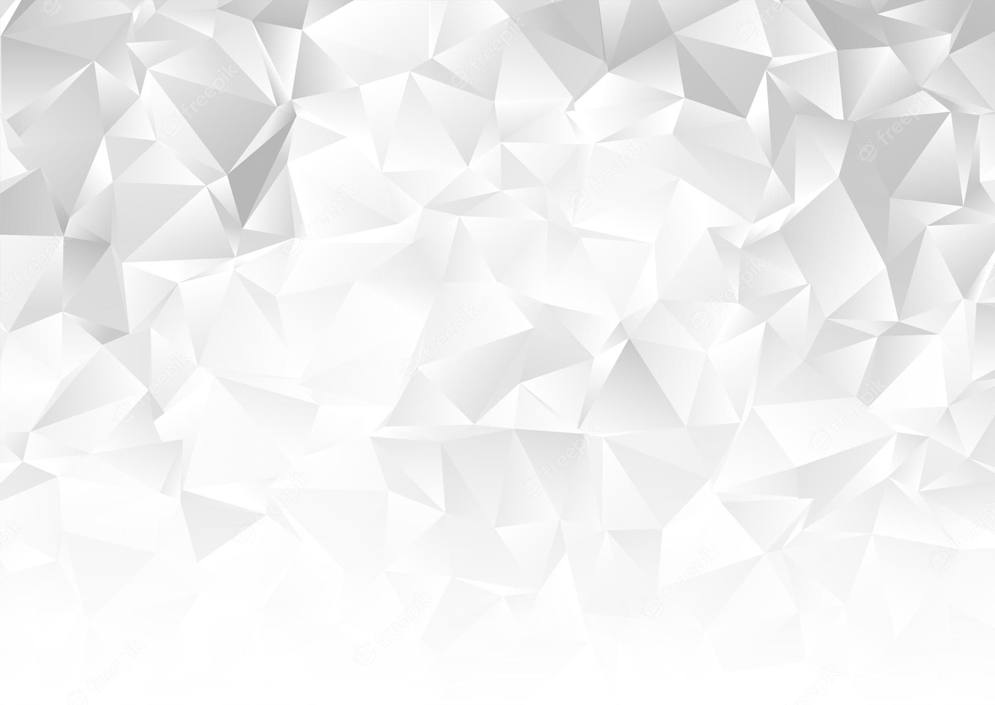 Low Poly, Weiß, Polygone, Geometrisch, Hell, Full HD, Desktop-Hintergrund für Windows