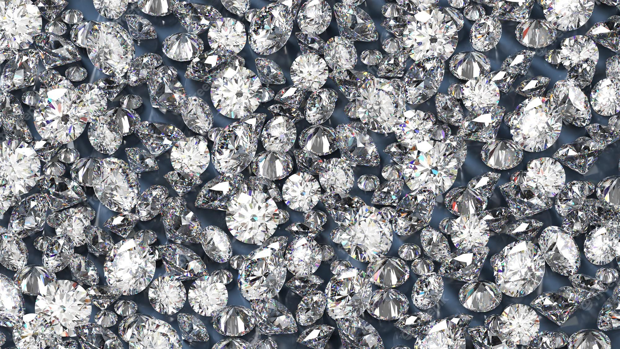 Diamanten, Haufen, Silber, Funkeln, Muster, 16:9, Full-HD-Hintergrundbild für den Desktop