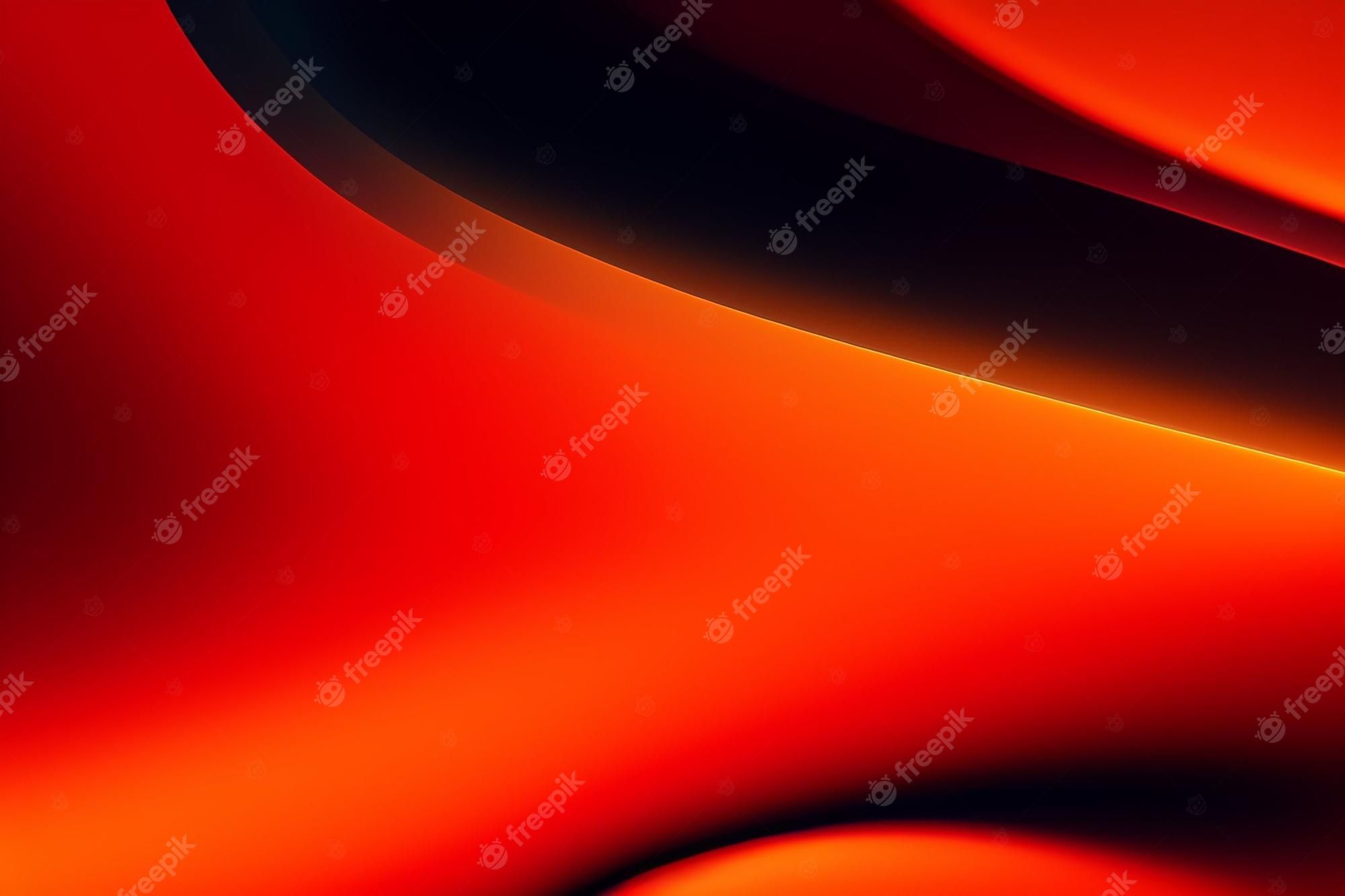 Abstrakt, Kurven, Rot, Orange, Farbverlauf, Full HD, Desktop-Hintergrund für Windows