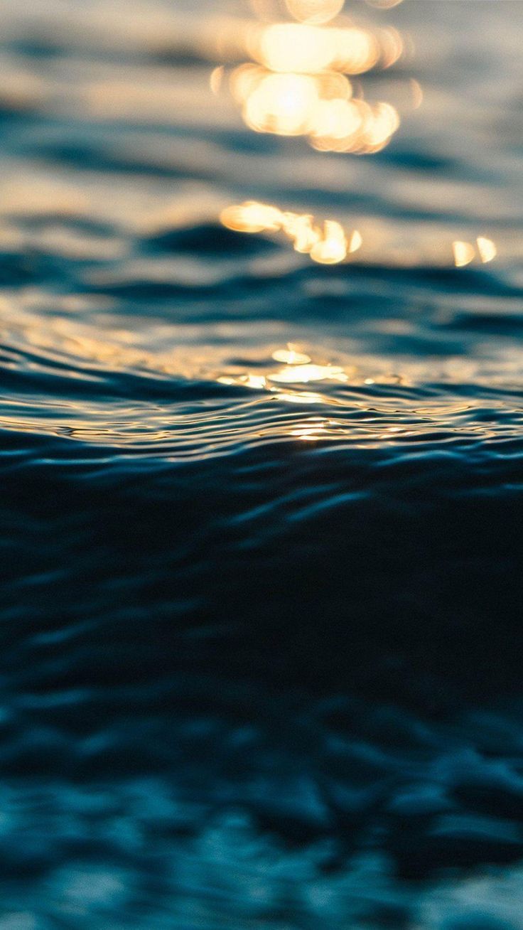 Meer, Wasseroberfläche, Sonnenlicht, Wellen, Hochformat, HD, Handy-Hintergrundbild