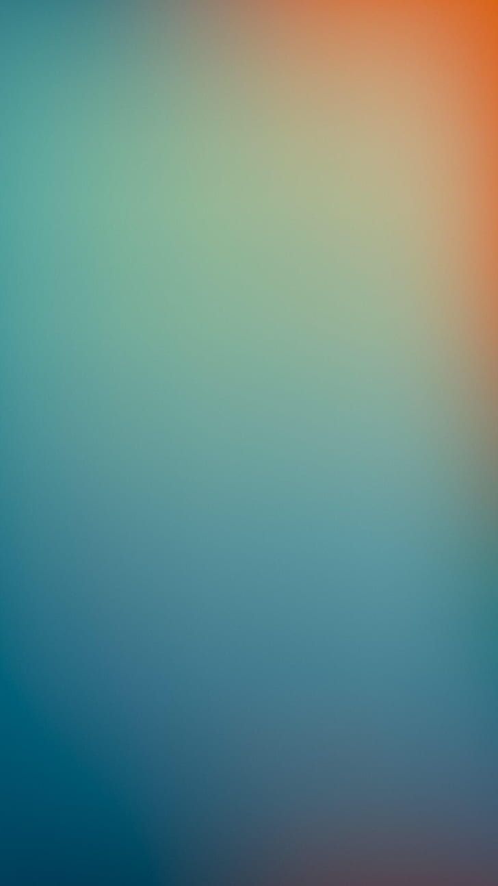 Farbverlauf, Petrol, Orange, Minimalismus, Hintergrundbild für iPhone und Android