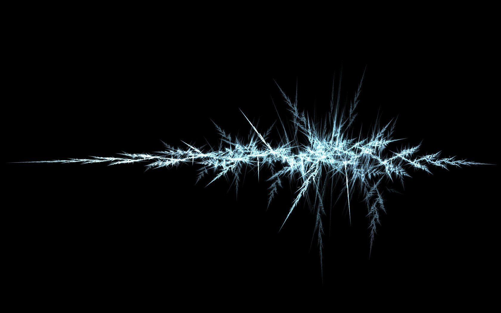 Lichtsplitter, Abstrakt, Schwarzer Hintergrund, Eisblau, Minimalistisch, HD Wallpaper