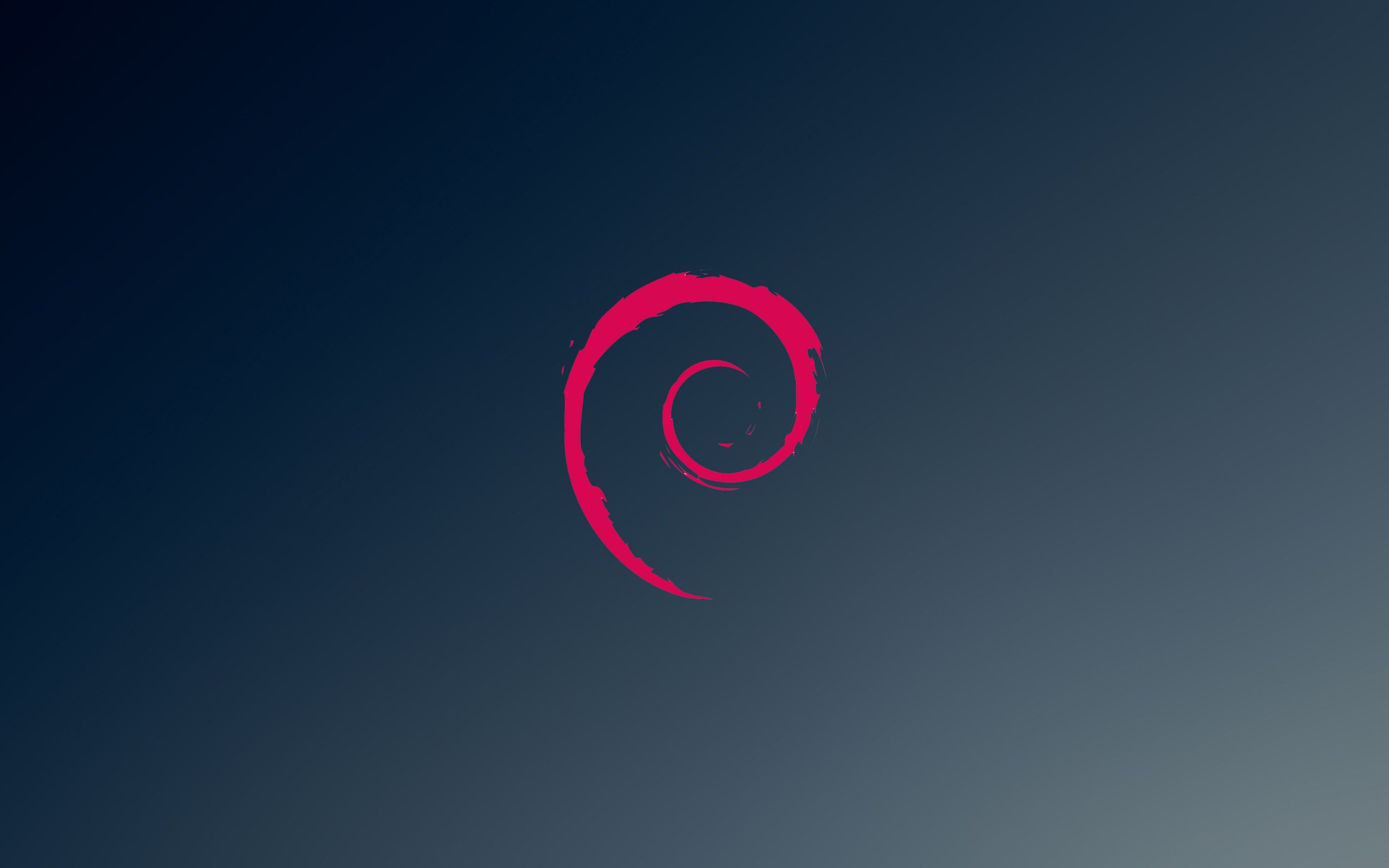 Debian, Logo, Linux, Farbverlauf, Minimalistisch, 2K, Desktop-Hintergrund für Windows