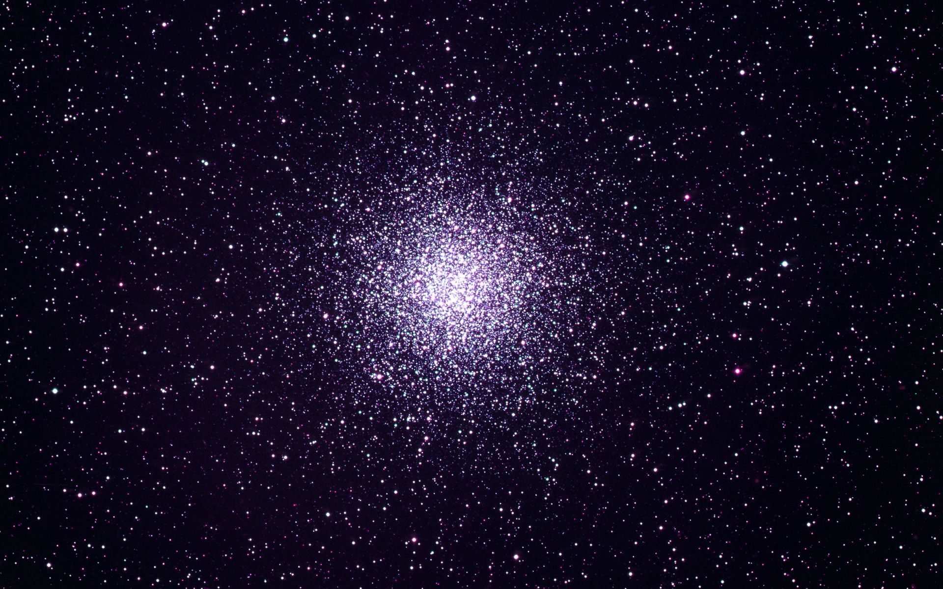 Sternhaufen, Weltall, Sterne, Lila, Galaxie, 16:10, Full-HD-Hintergrundbild für den Desktop
