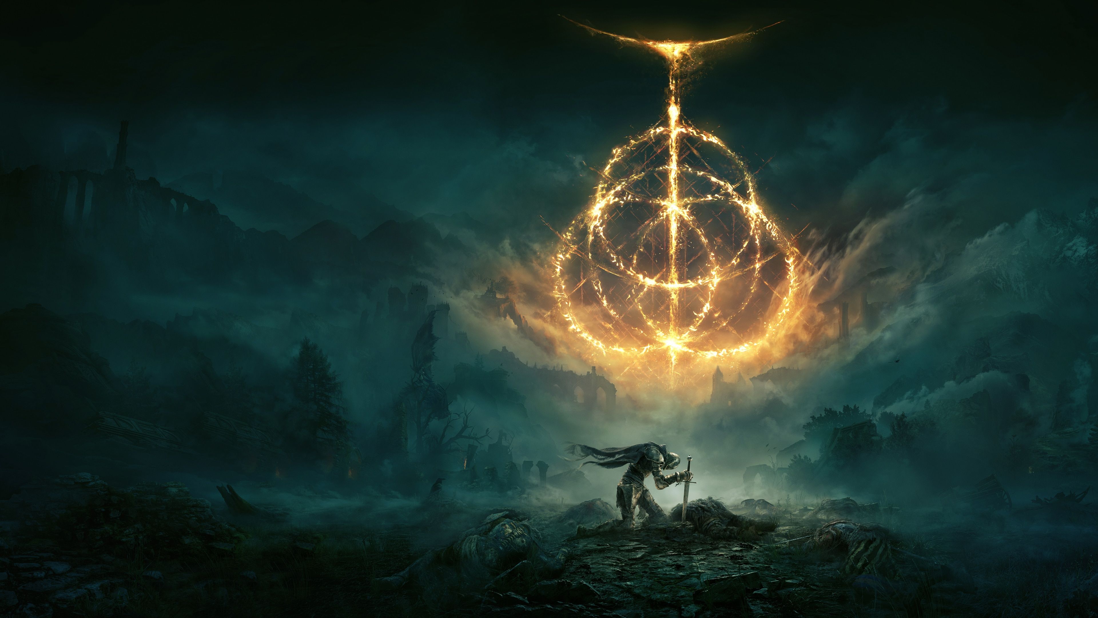 Elden Ring, Goldene Runen, Krieger, Fantasy, Videospiel, 3840x2160, PC-Hintergrundbild