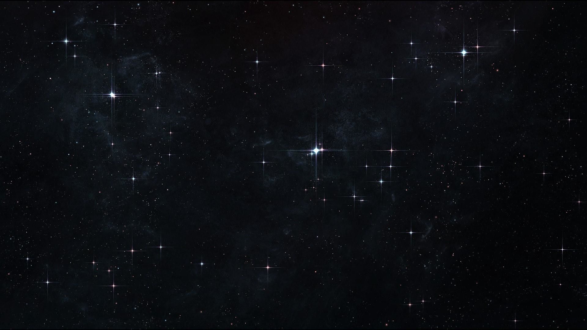 Sternenhimmel, Sterne, Nacht, Schwarz, Weltall, 16:9, Full-HD-Hintergrundbild für den Desktop