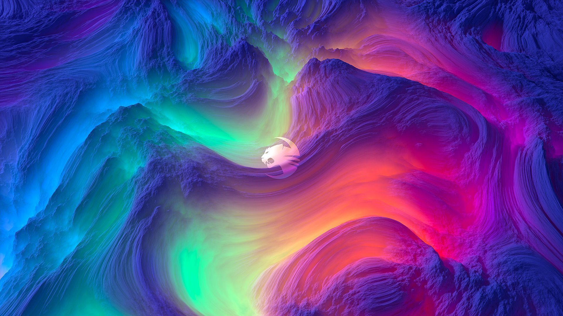 Flüssige Farben, Abstrakt, Regenbogenfarben, Wirbel, Full HD, Desktop-Hintergrund für Windows