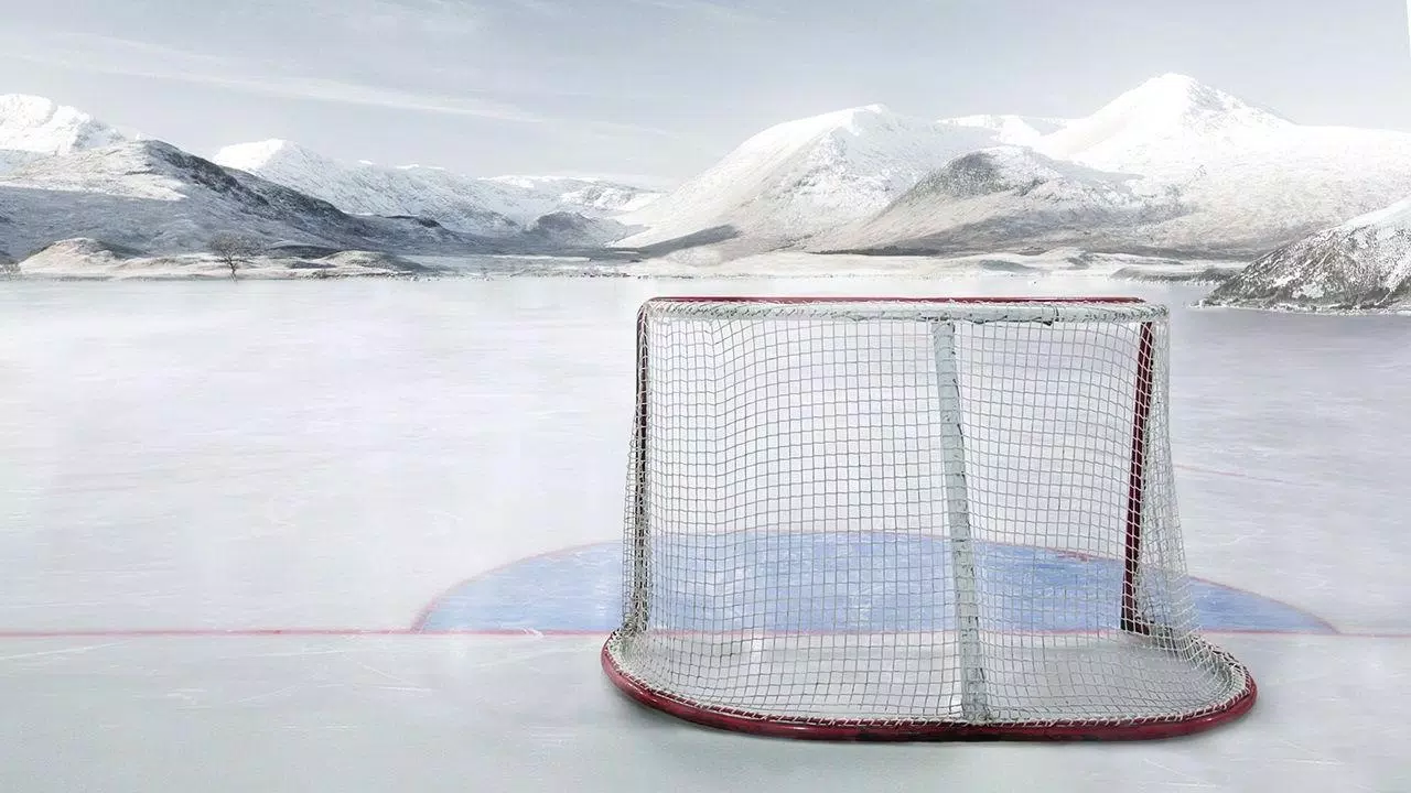 Eishockeytor, Schneeberge, Natureis, Winterlandschaft, Weiß, HD, Breitbild-Hintergrundbild