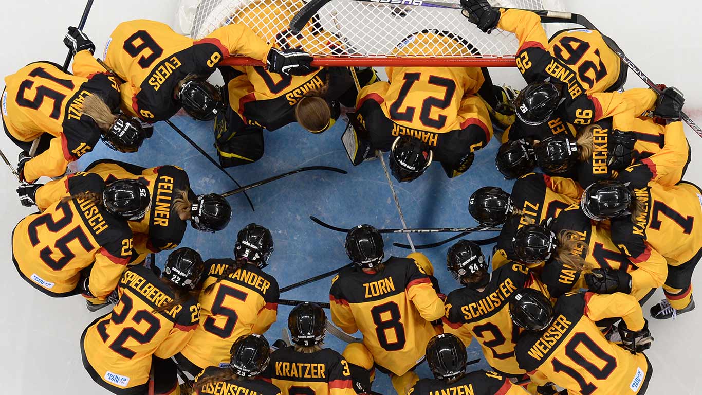 Mannschaftskreis, Gelbe Trikots, Vogelperspektive, Teamgeist, Tor, HD, Laptop-Hintergrundbild