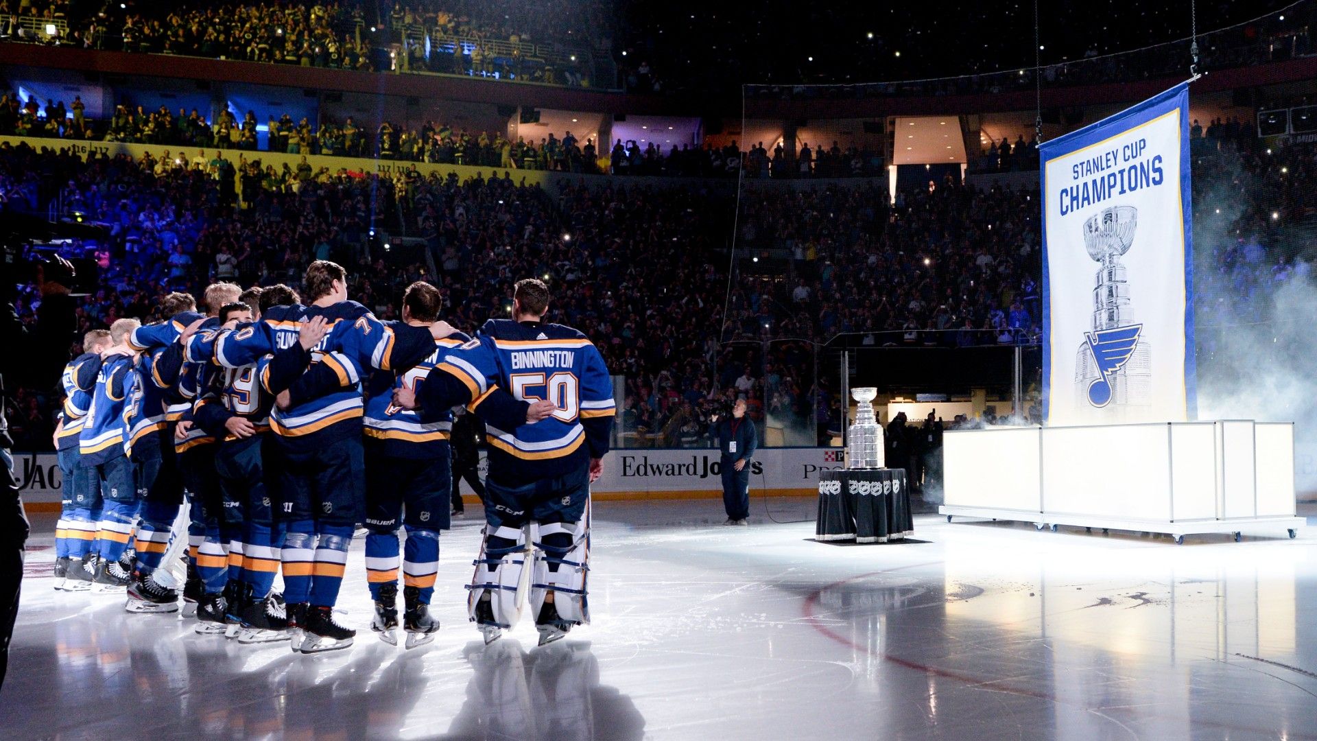 St. Louis Blues, Stanley Cup, Meisterfeier, Mannschaft, Arena, Full HD, PC-Hintergrundbild