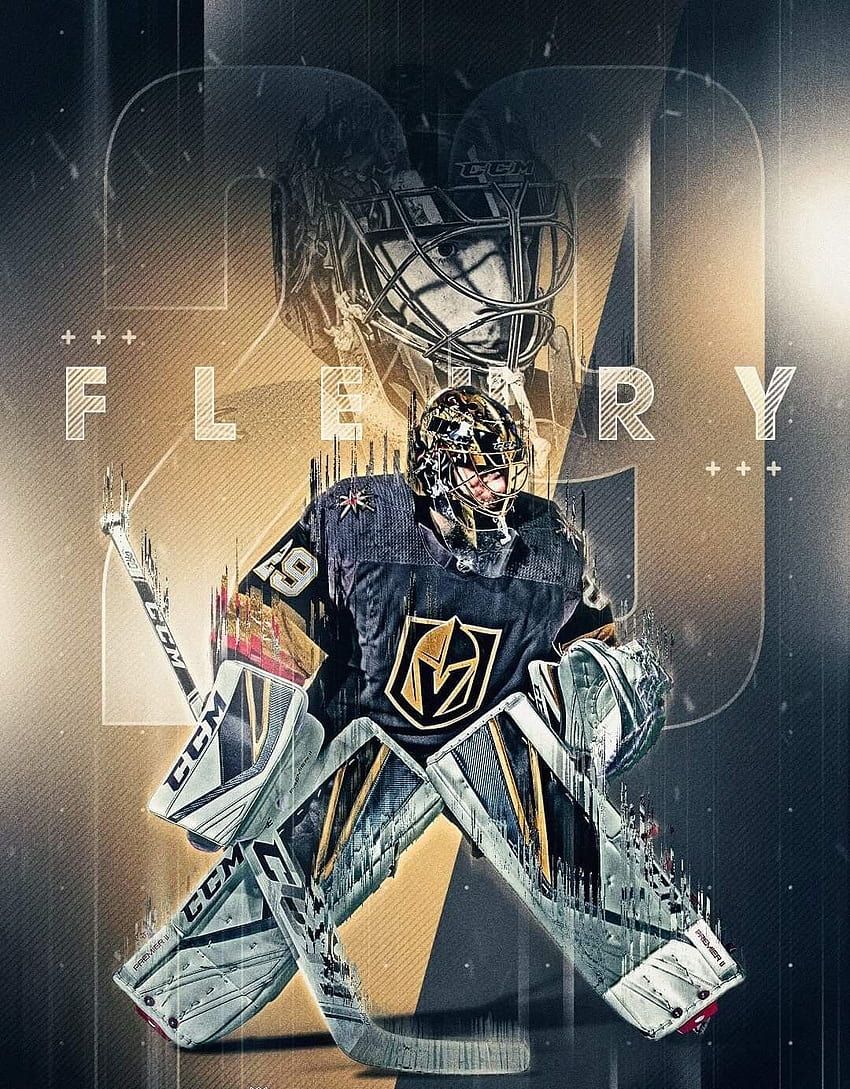 Marc-André Fleury, Vegas Golden Knights, Torwart, NHL, Grafik, HD, Tablet-Hintergrund