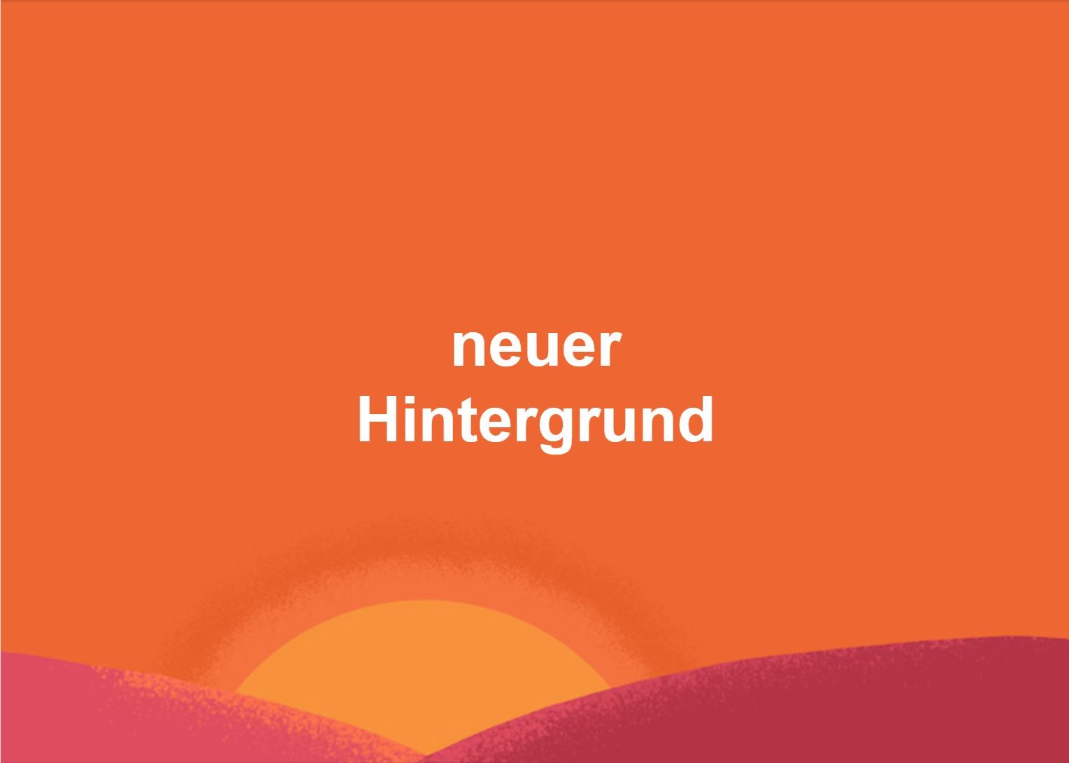 Neuer Hintergrund, Sonnenuntergang, Orange, Flache Grafik, Titelbild, HD Wallpaper