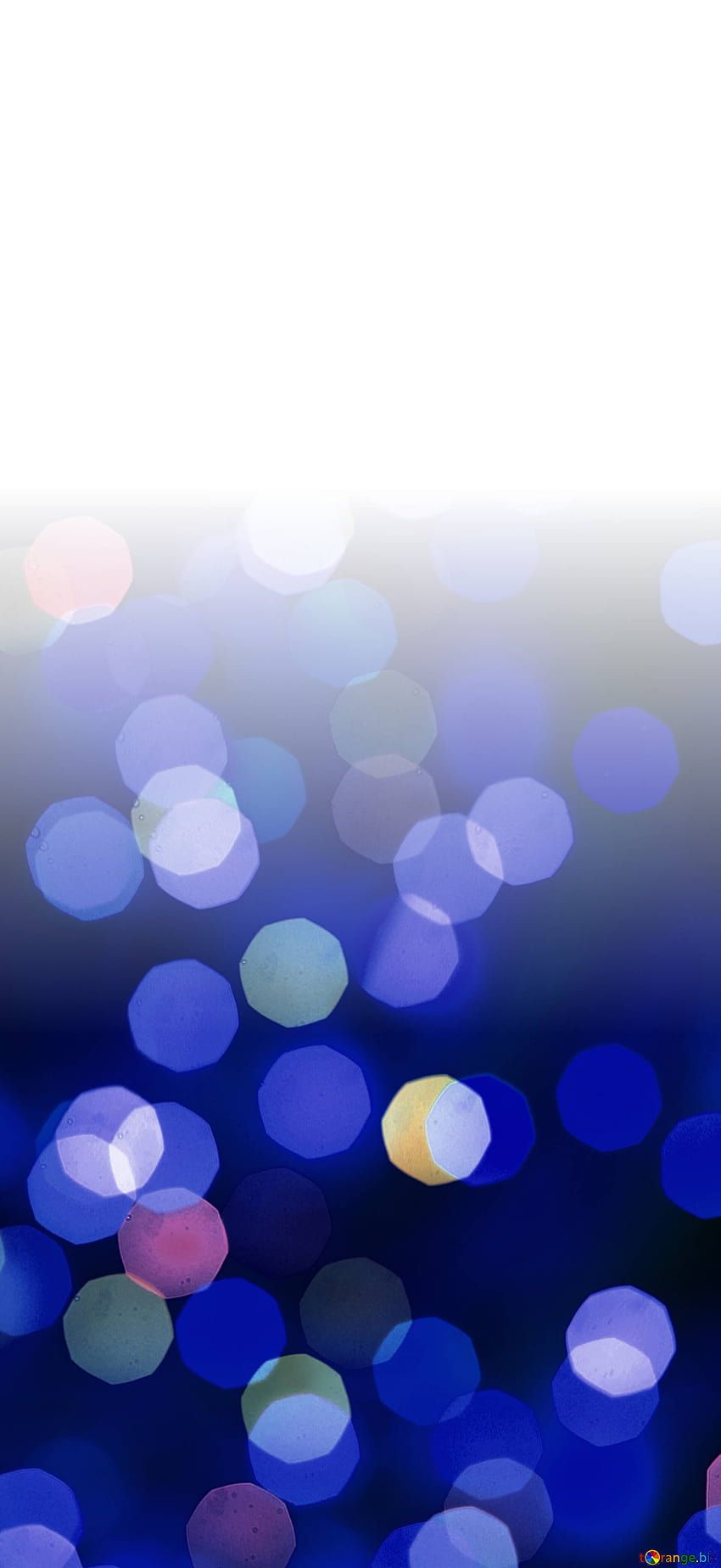 Bokeh, Blaue Lichter, Farbverlauf, Unschärfe, HD, Sperrbildschirm fürs iPhone