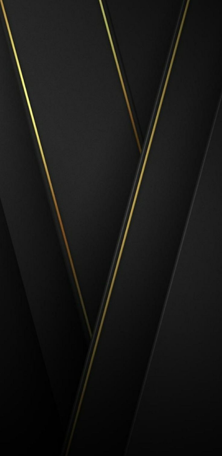 Schwarz-Gold, Linien, Elegant, Geometrisch, Minimalismus, HD, iPhone-Hintergrundbild