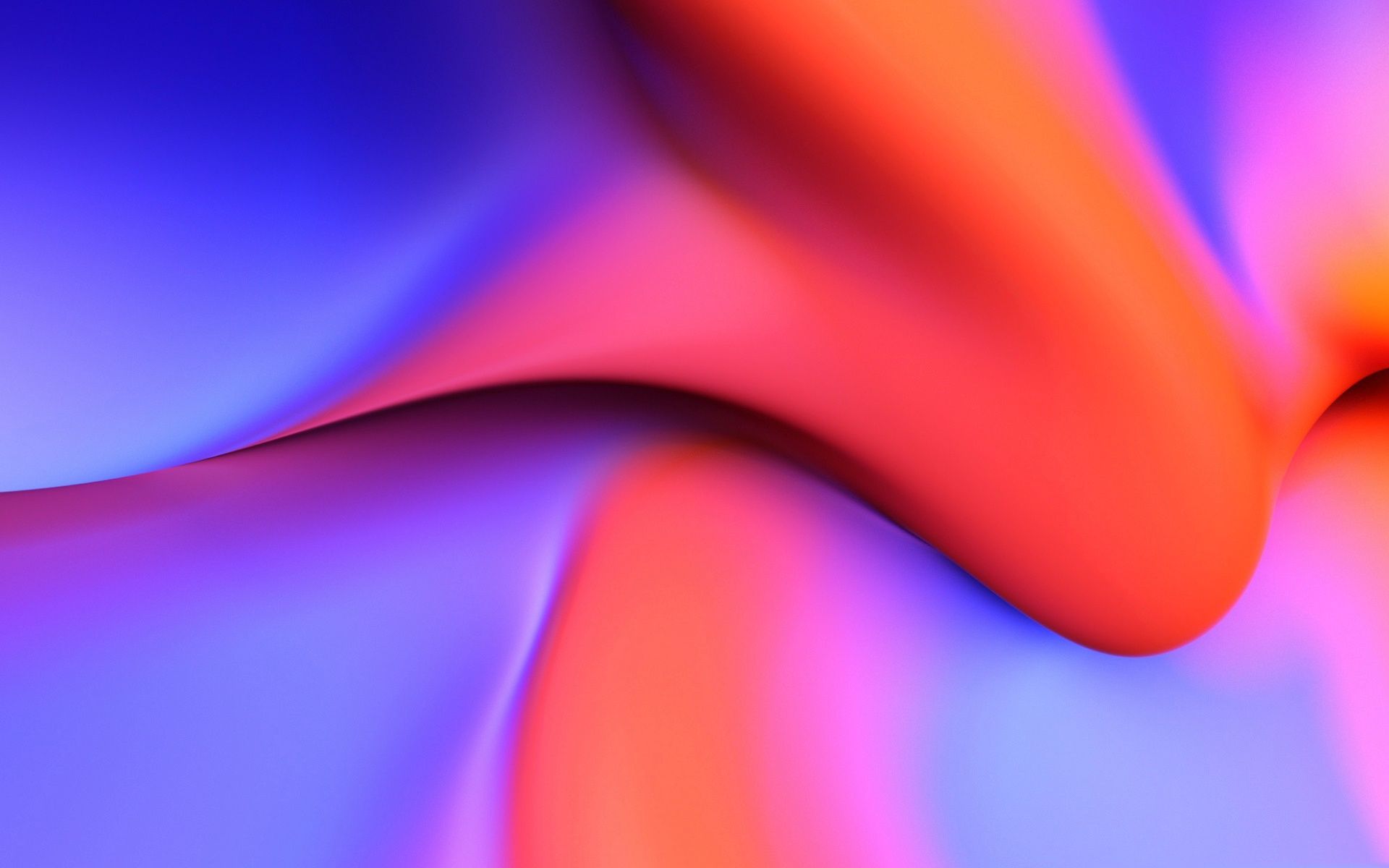 Farbwellen, Abstrakt, Lila, Orange, Farbverlauf, 16:10, Full-HD-Hintergrundbild für den Desktop