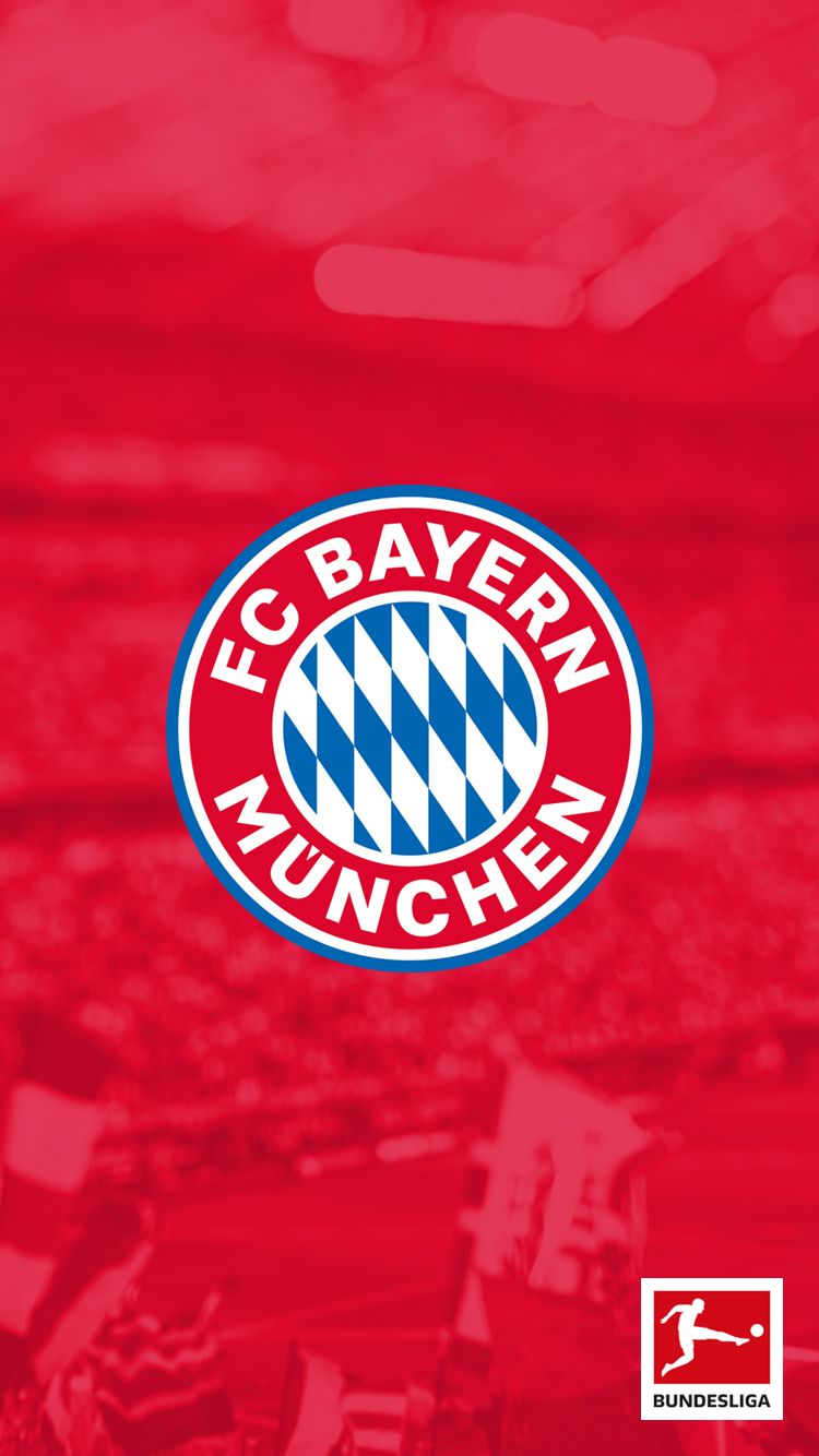 FC Bayern München, Logo, Rote Tribüne, Bundesliga, HD, Sperrbildschirm fürs iPhone