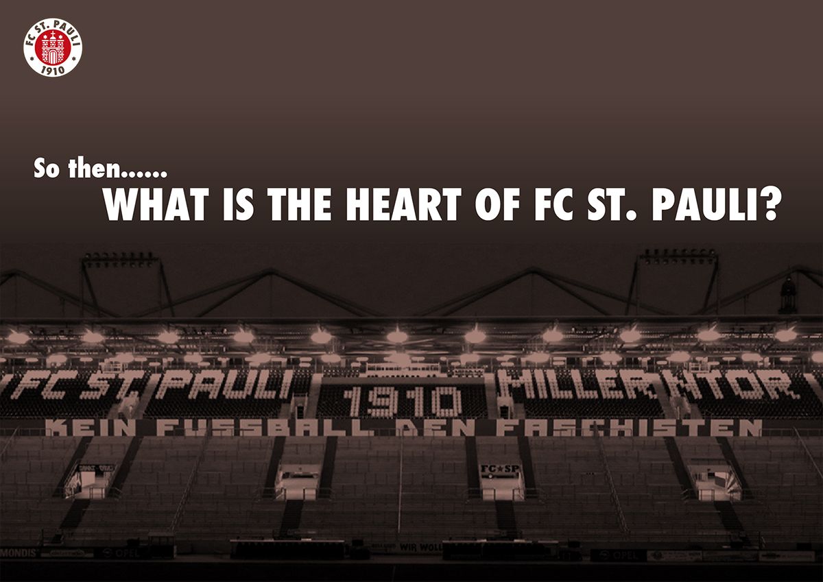 FC St. Pauli, Millerntor, Kein Fußball den Faschisten, Tribüne, Spruch, Hintergrund