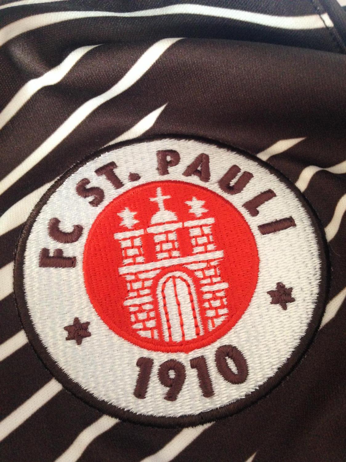 FC St. Pauli, Trikotwappen, Aufnäher, Streifen, 1910, Full HD, iPad-Hintergrundbild