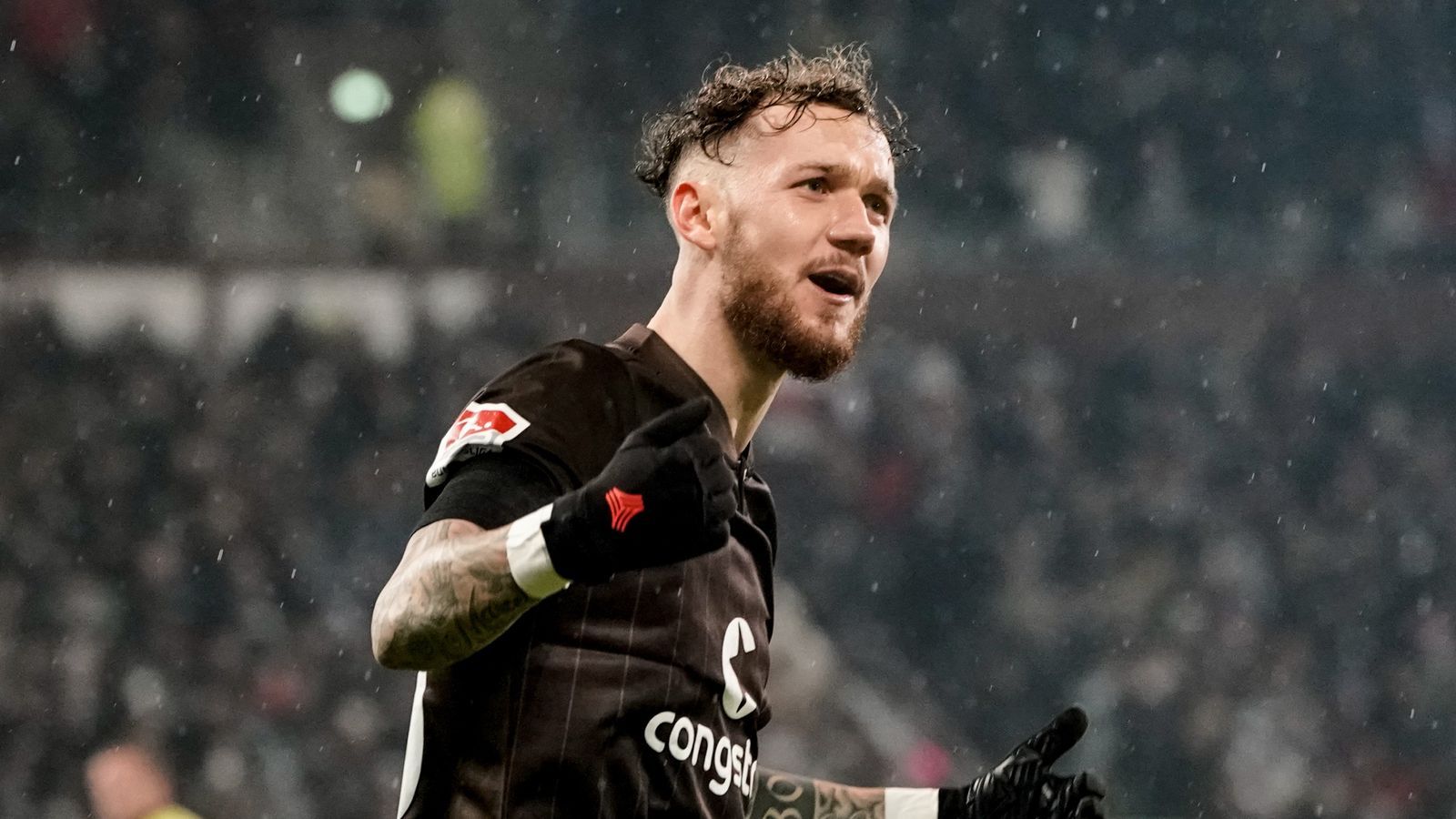 FC St. Pauli, Fußballspieler, Jubel, Tattoos, Stadion, HD, Hintergrundbild für den PC