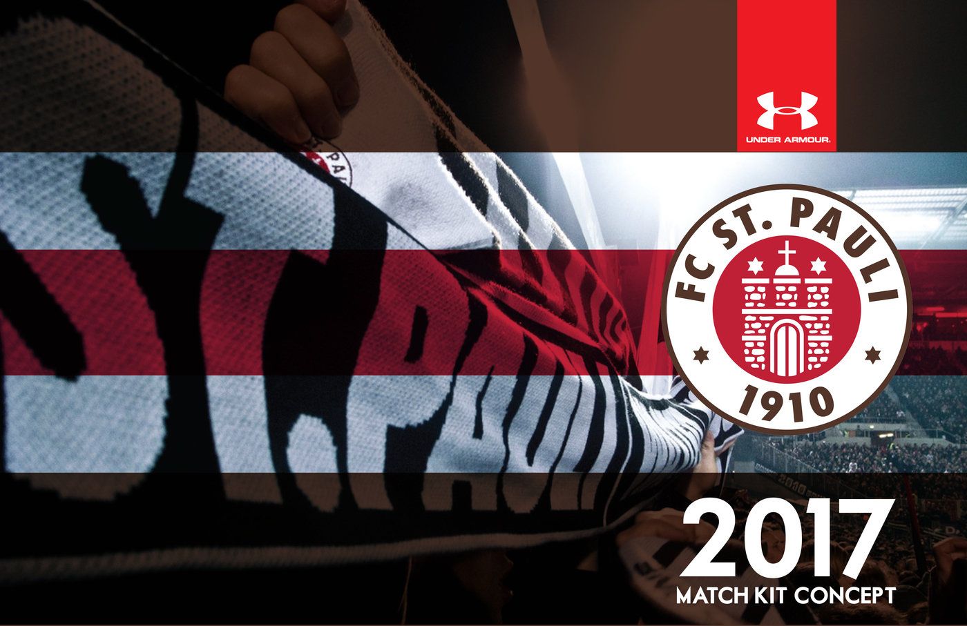 FC St. Pauli, Under Armour, Trikot 2017, Match Kit, Wappen, HD, PC-Hintergrundbild