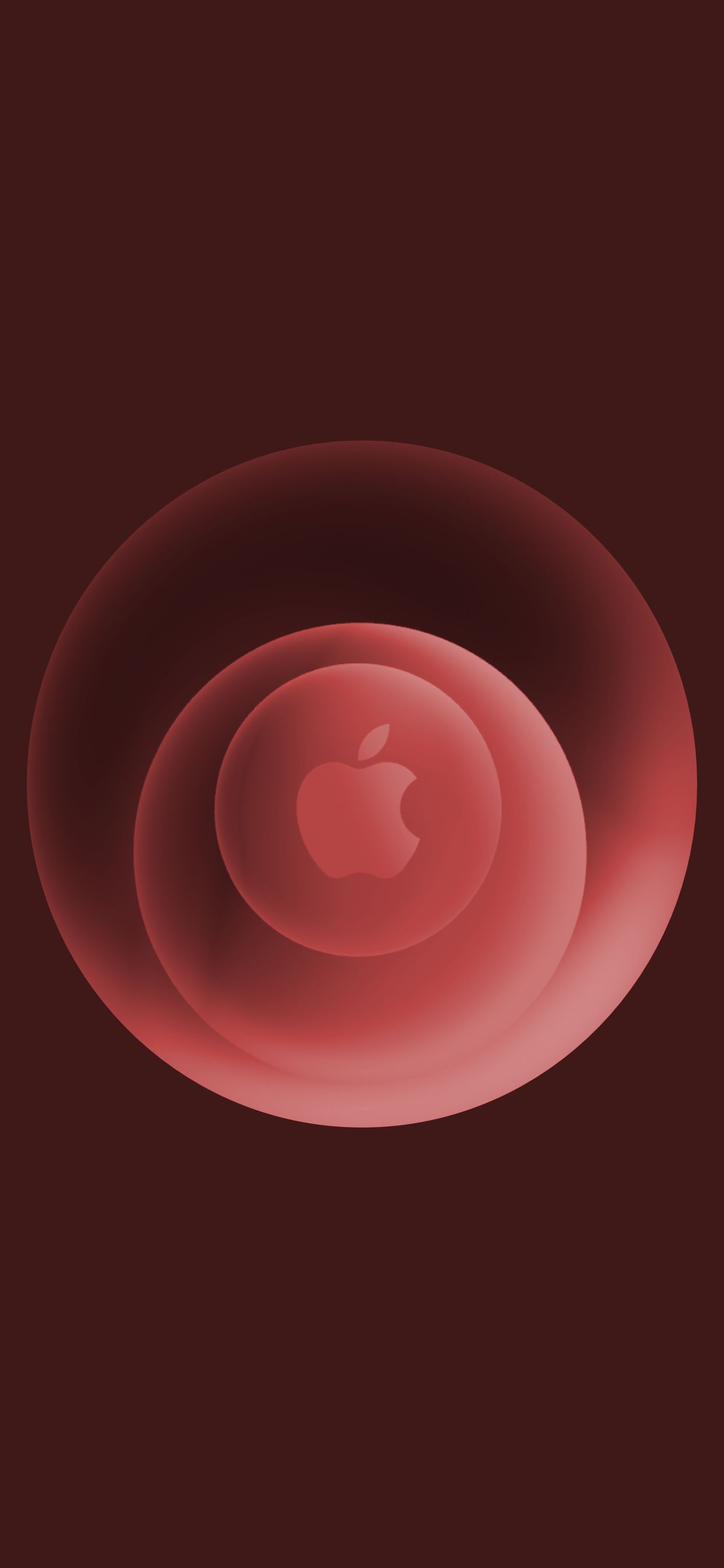 Konzentrische Kreise, Abstrakt, Dunkelrot, Braun, Full HD, Handy-Hintergrund im Hochformat