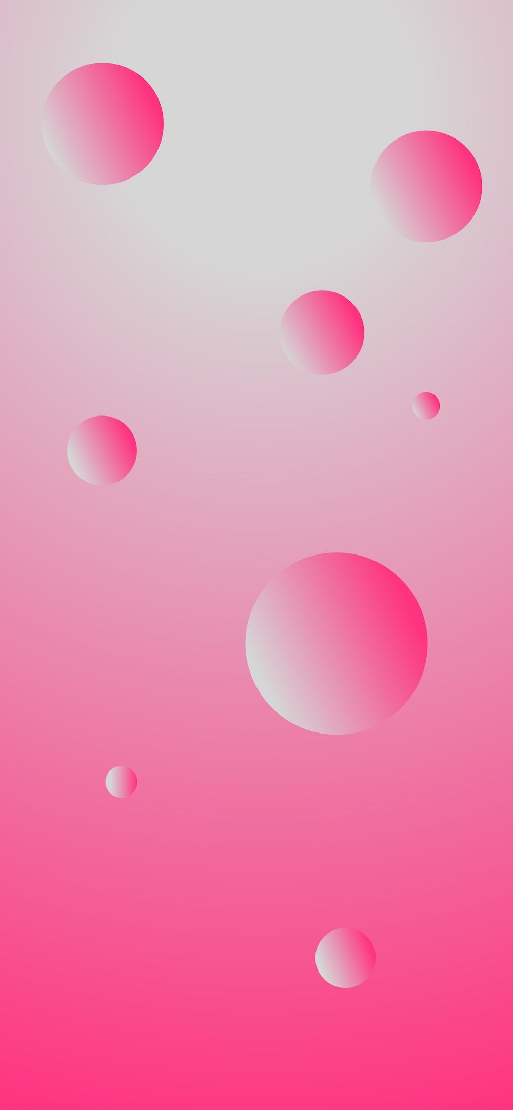 Kreise, Farbverlauf, Pink, Grau, Abstrakt, HD, Hintergrundbild fürs Handy